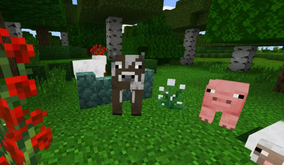 Animals from Console Shader for Minecraft PE