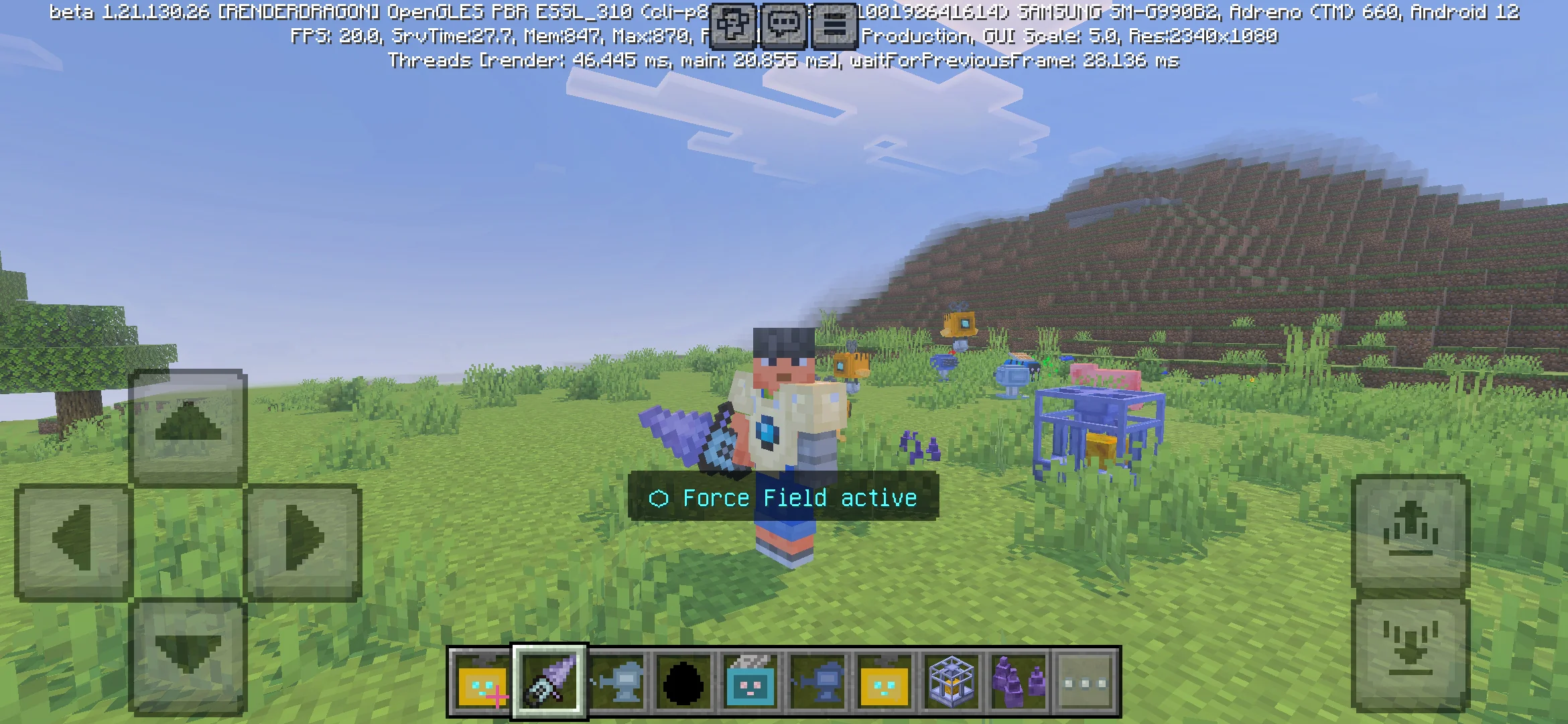 Armor from Neo Ecological Craft Mod for Minecraft PE