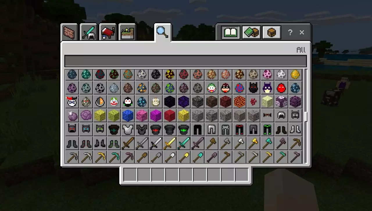 New items and mobs in Batman mod in Minecraft PE