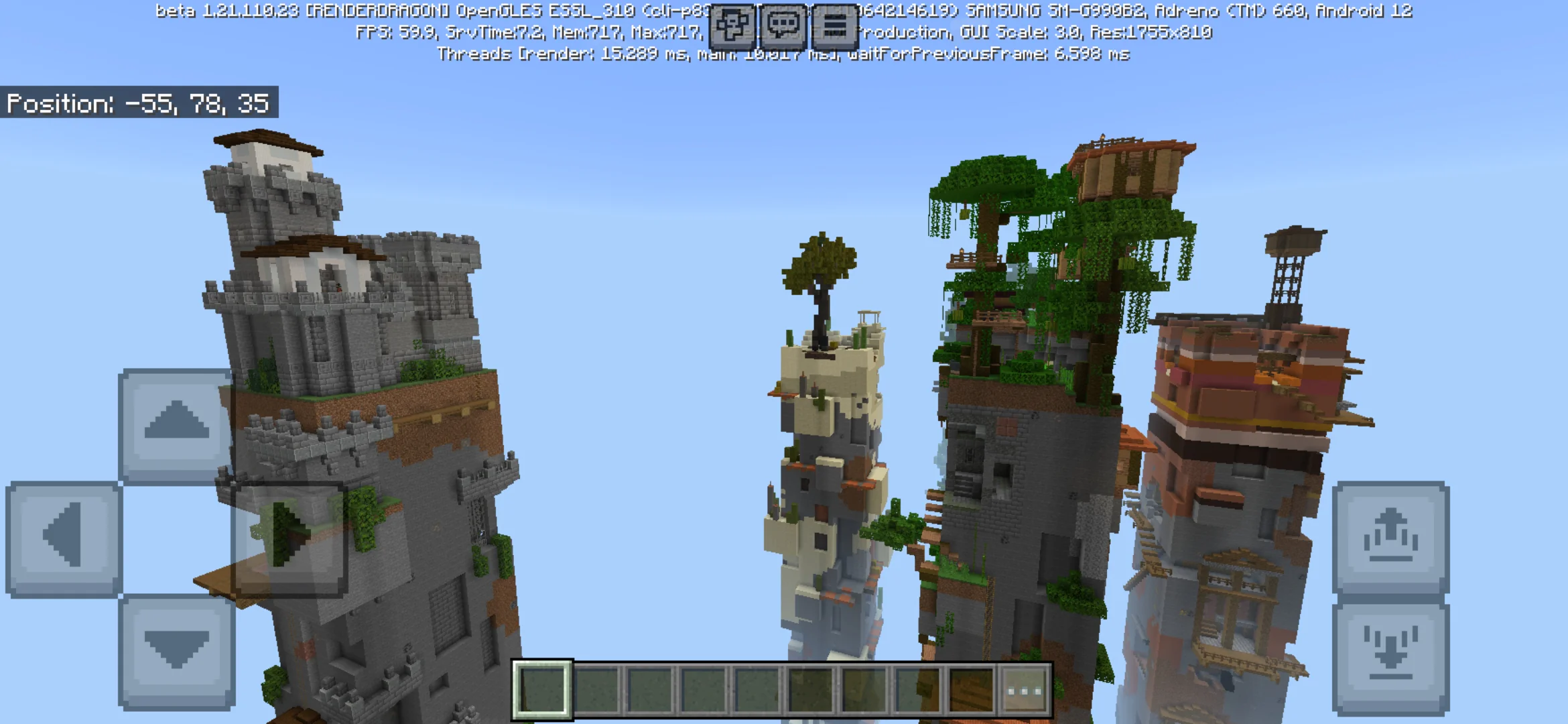 Biomes from One Chunk Map for Minecraft PE