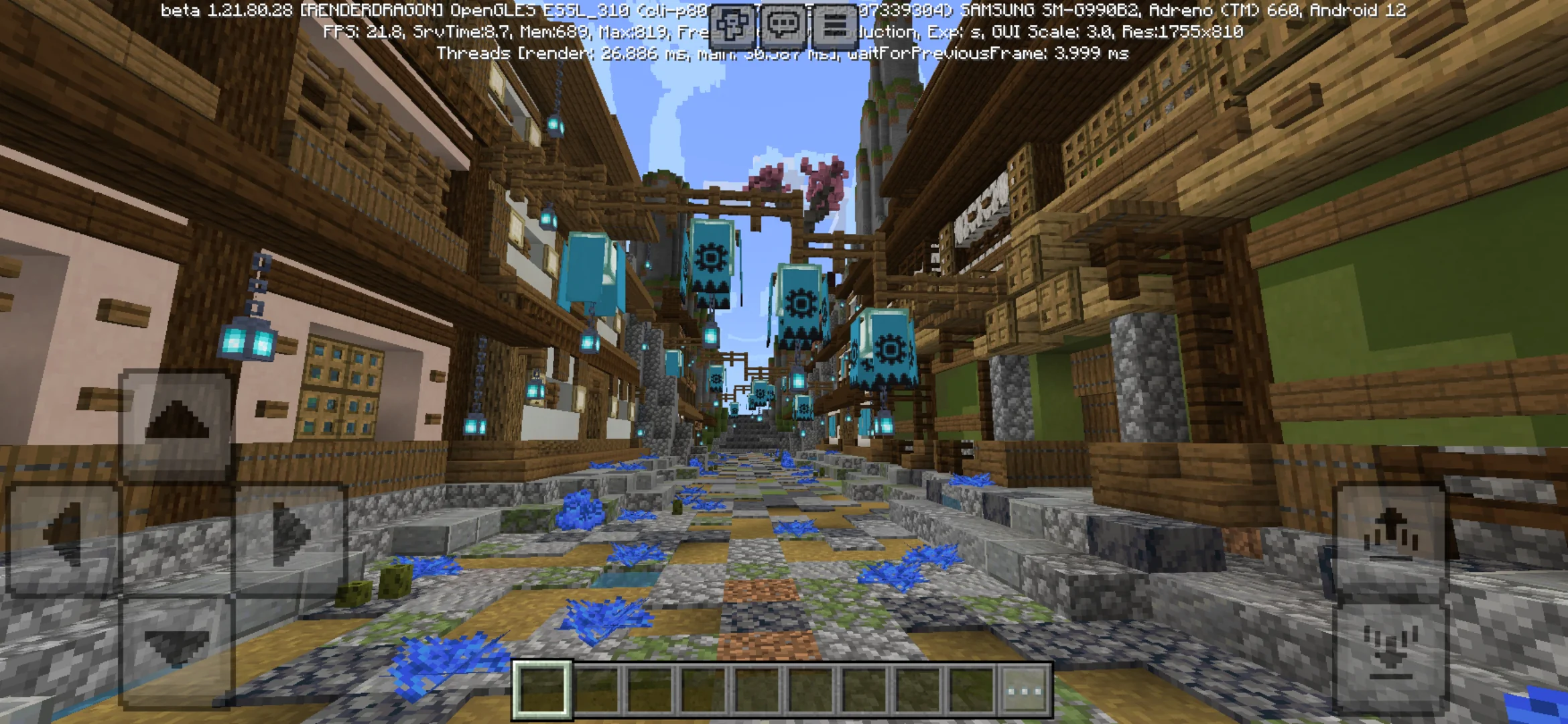 Blue from Japanese Town Map for Minecraft PE
