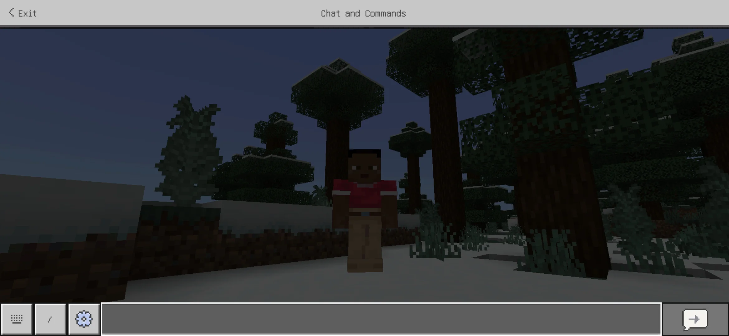Chat from Unicode Texture Pack for Minecraft PE