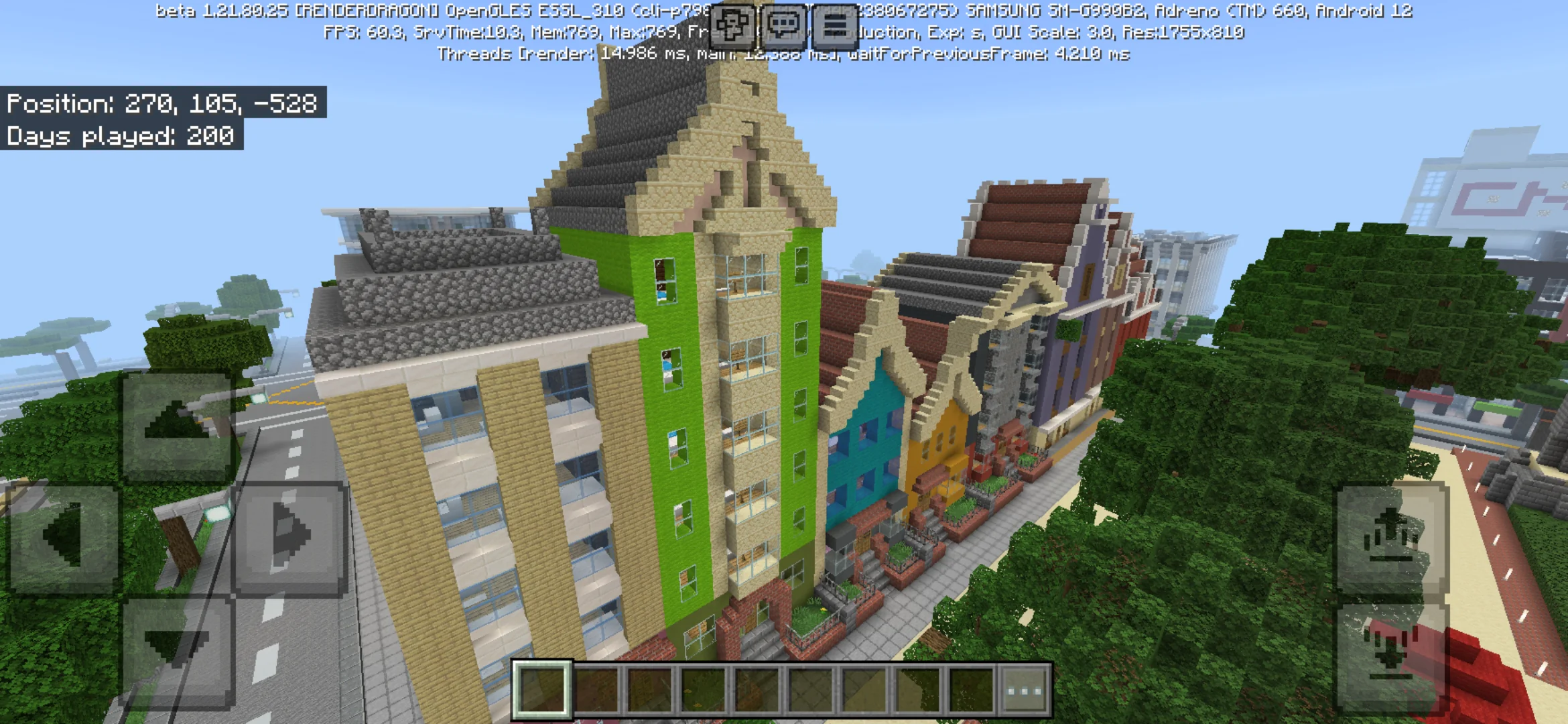 City from Twennywan Map for Minecraft PE