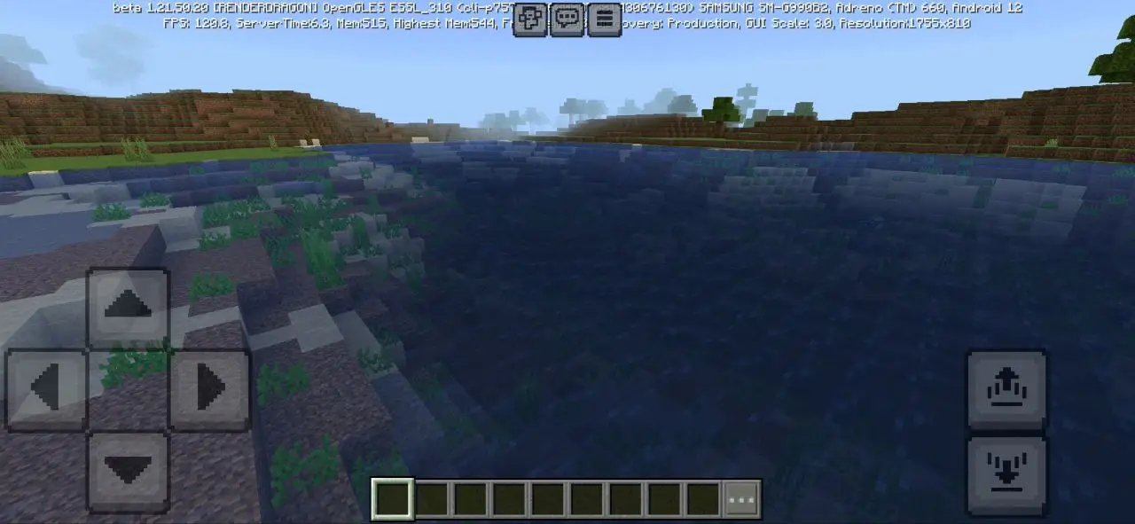 Clear Water from Warm Shaders for Minecraft PE