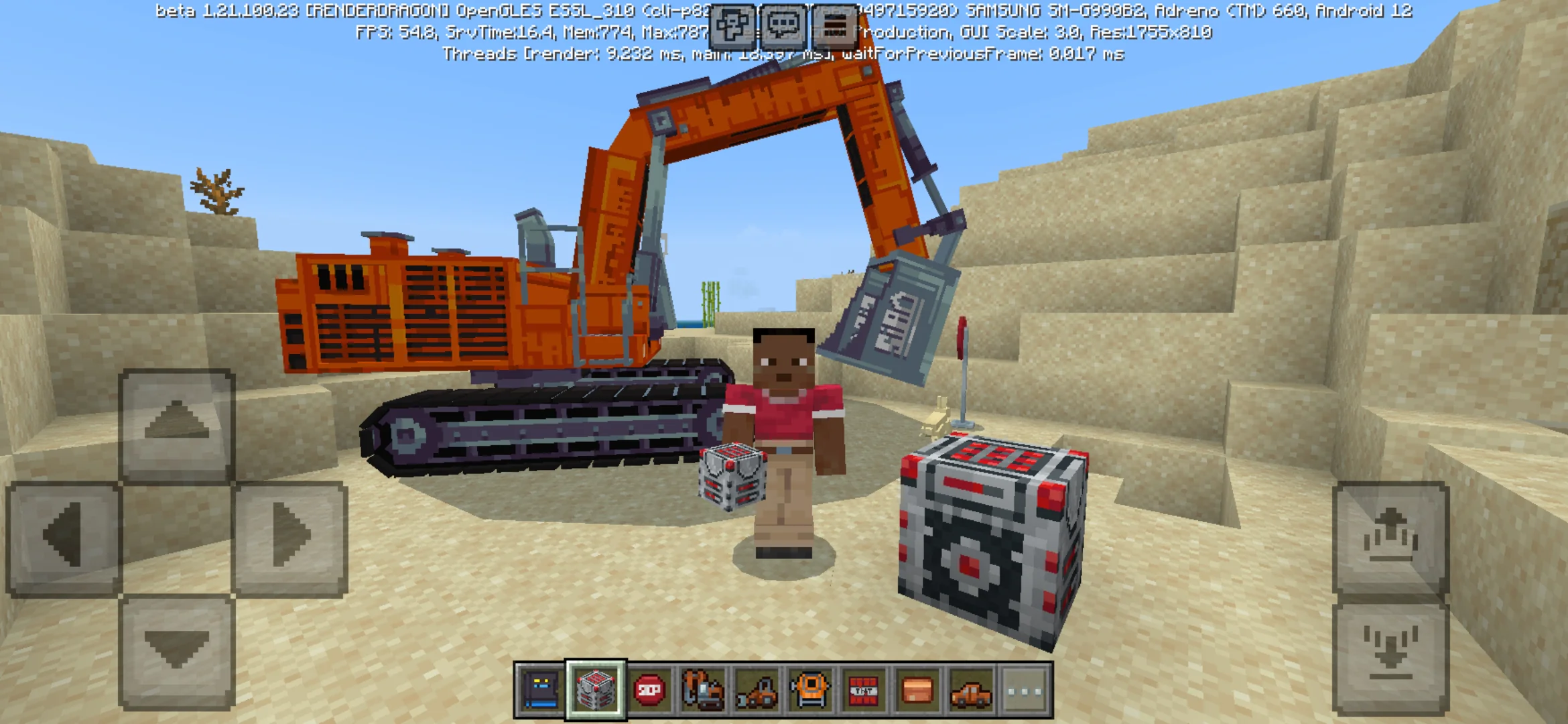 Construction from Quick House Construction Mod for Minecraft PE