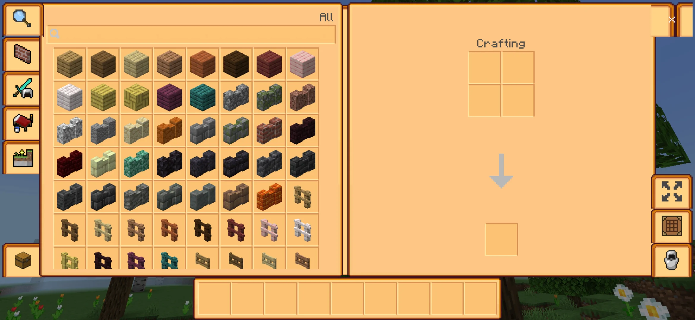 Craft from Stardew Valley GUI Texture Pack for Minecraft PE