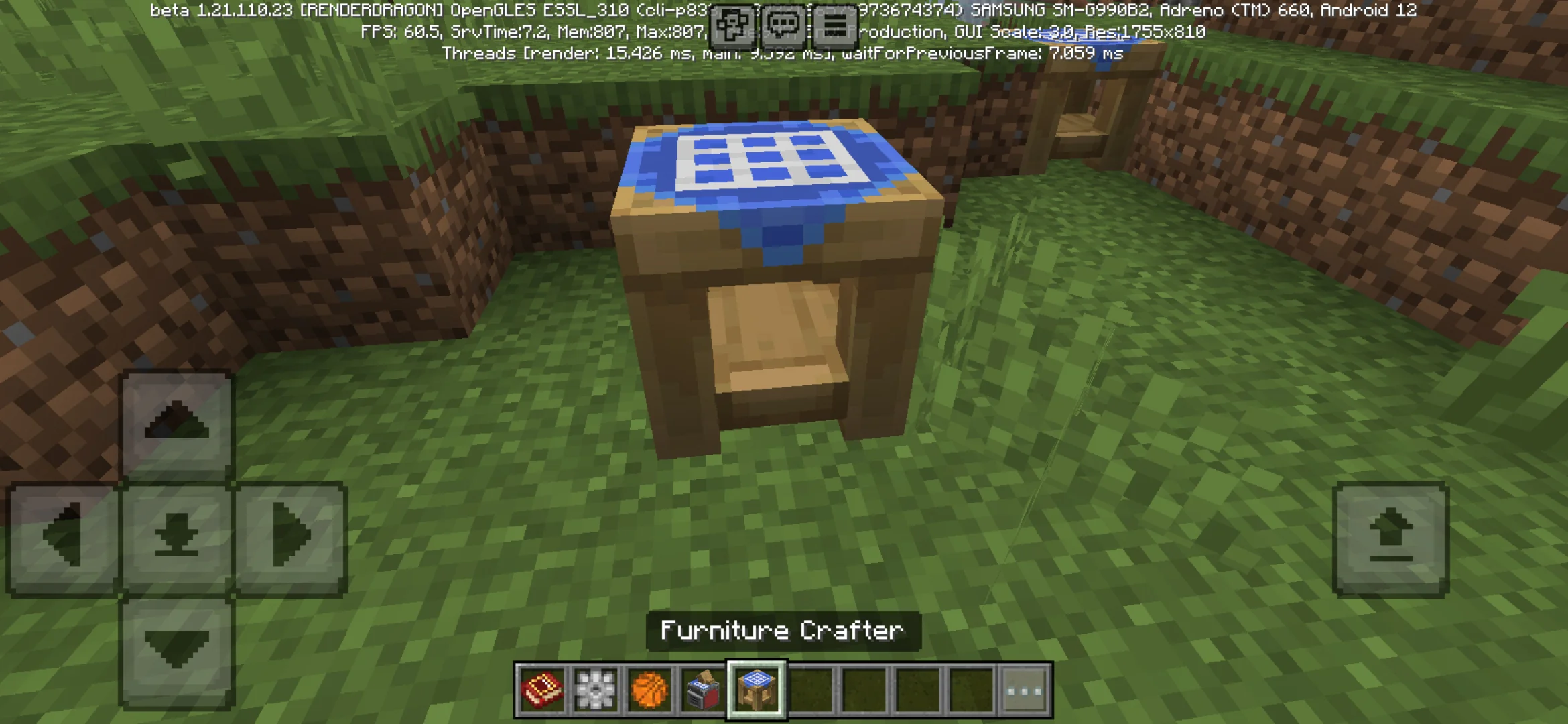 Crafter from Furniture Builder Mod for Minecraft PE