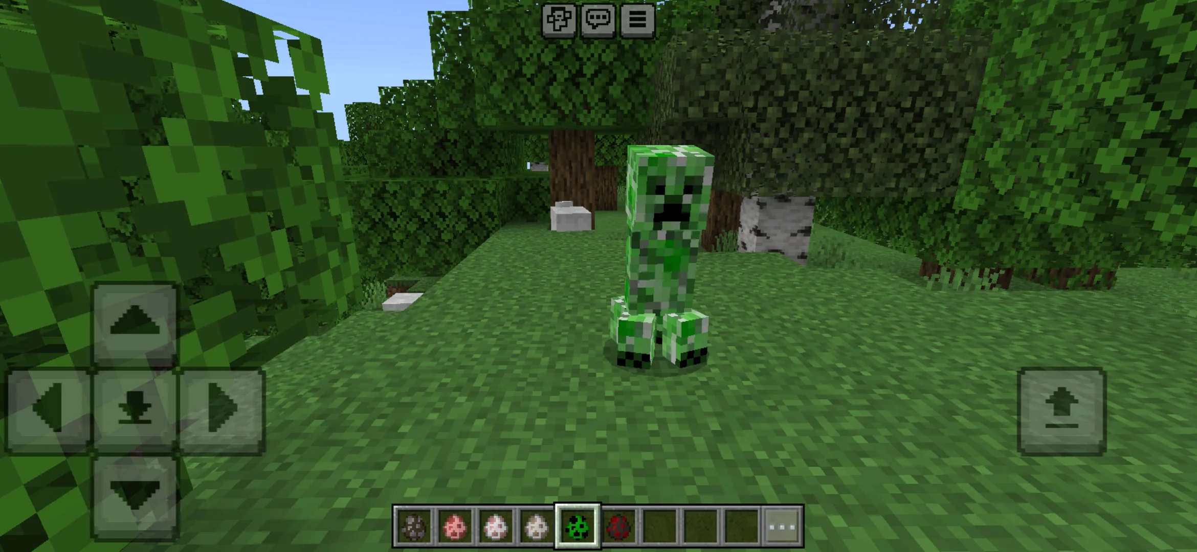 Creeper from Better Mob Animation Texture Pack for Minecraft PE