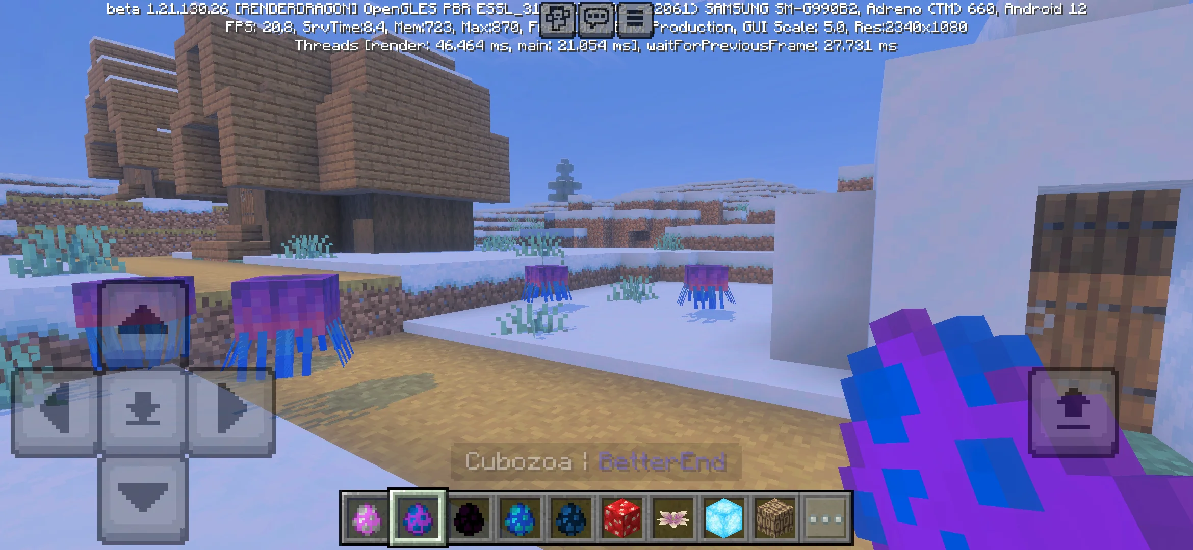 Cubozoa from Better End Mod for Minecraft PE