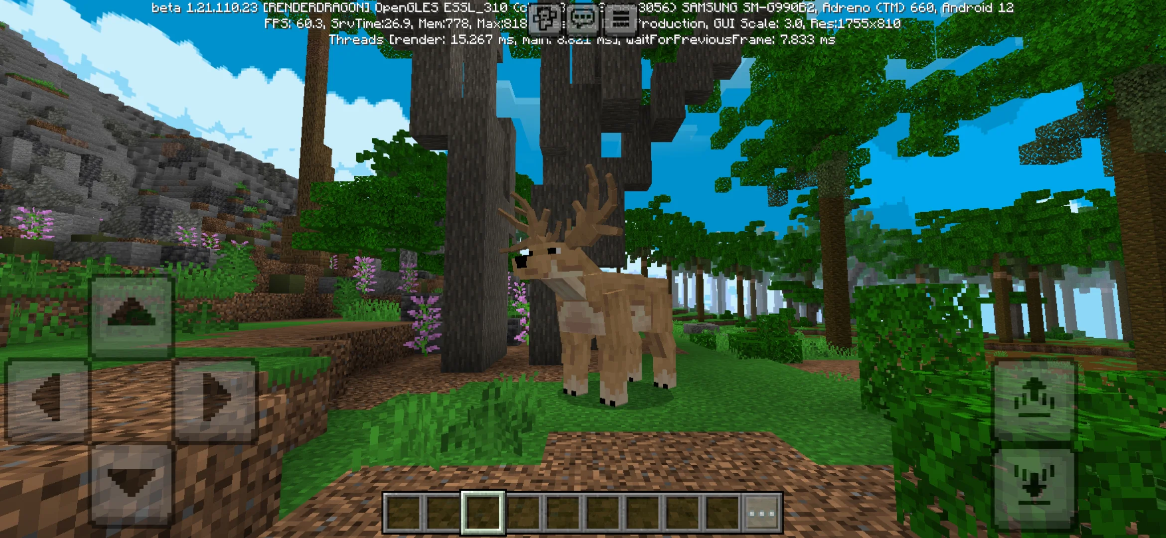 Deer from Plane Crash Map for Minecraft PE