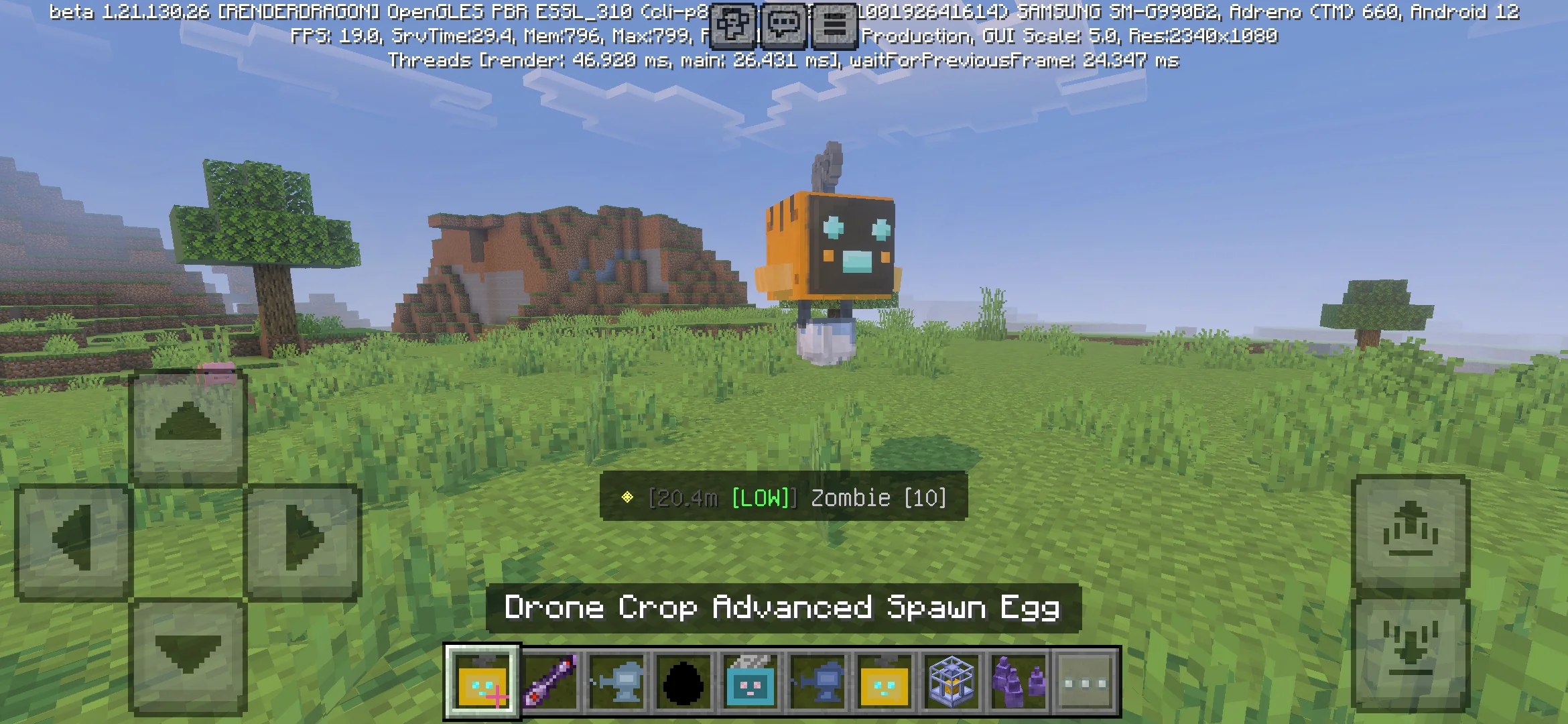 Drone from Neo Ecological Craft Mod for Minecraft PE