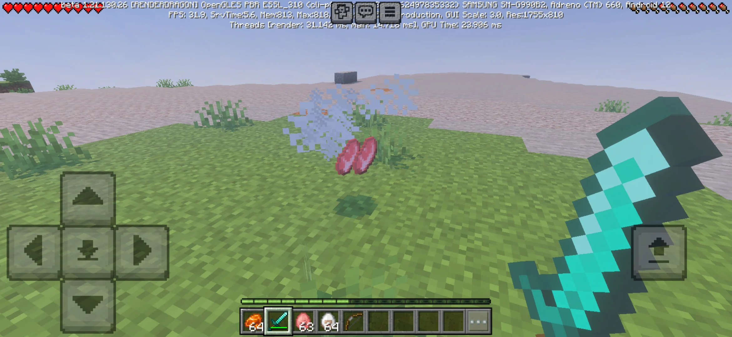Effect from Clumps Mod for Minecraft PE