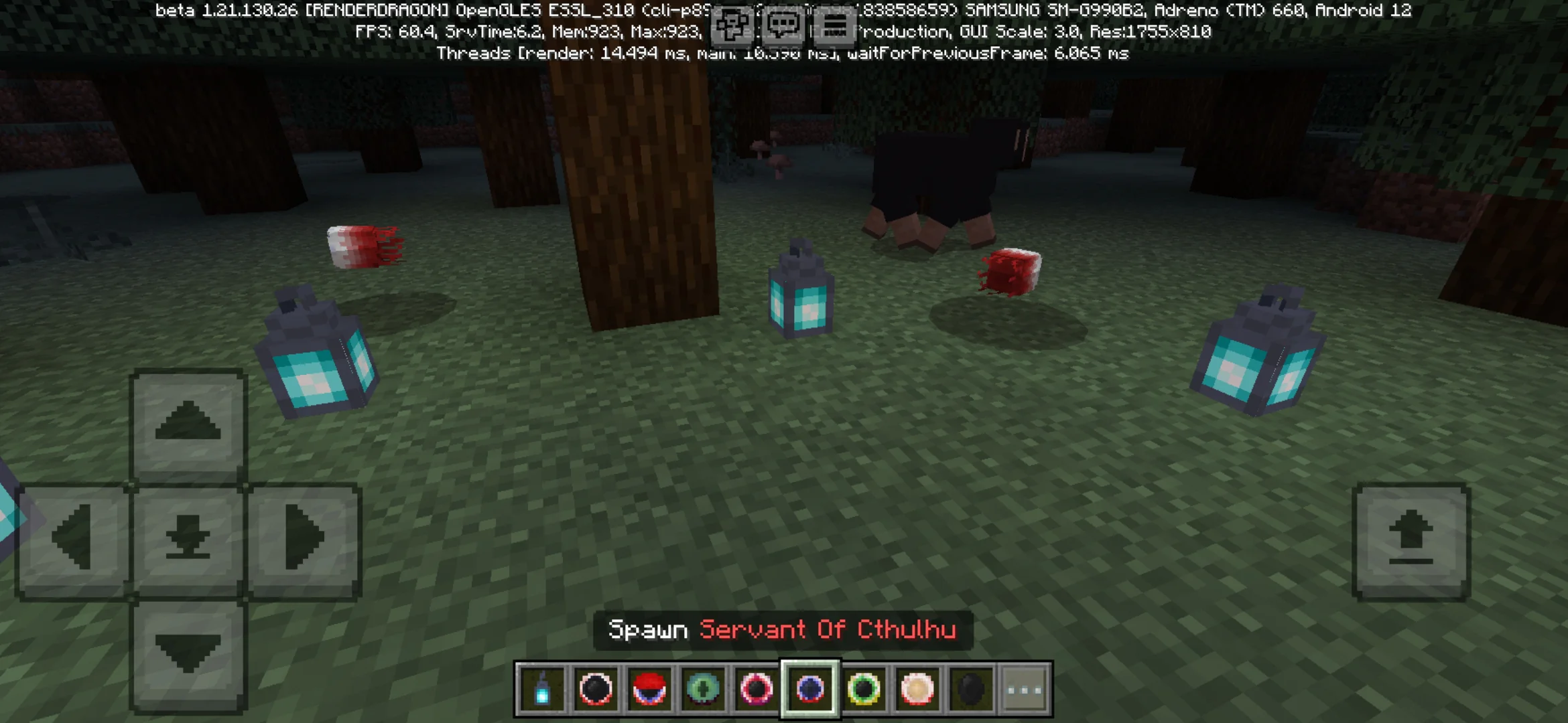 Enemies from Demon Eye Mod for Minecraft PE