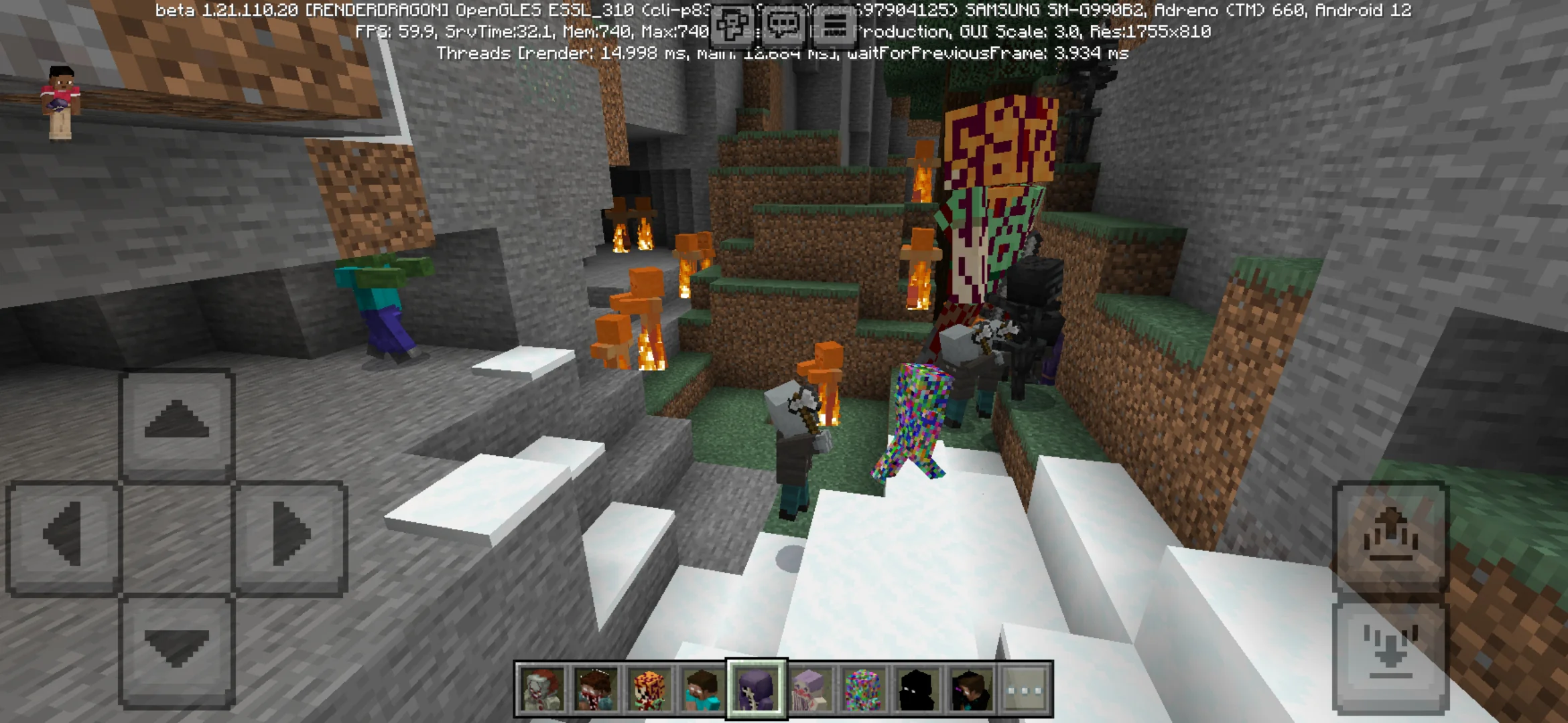 Fight from Herobrine Mod for Minecraft PE