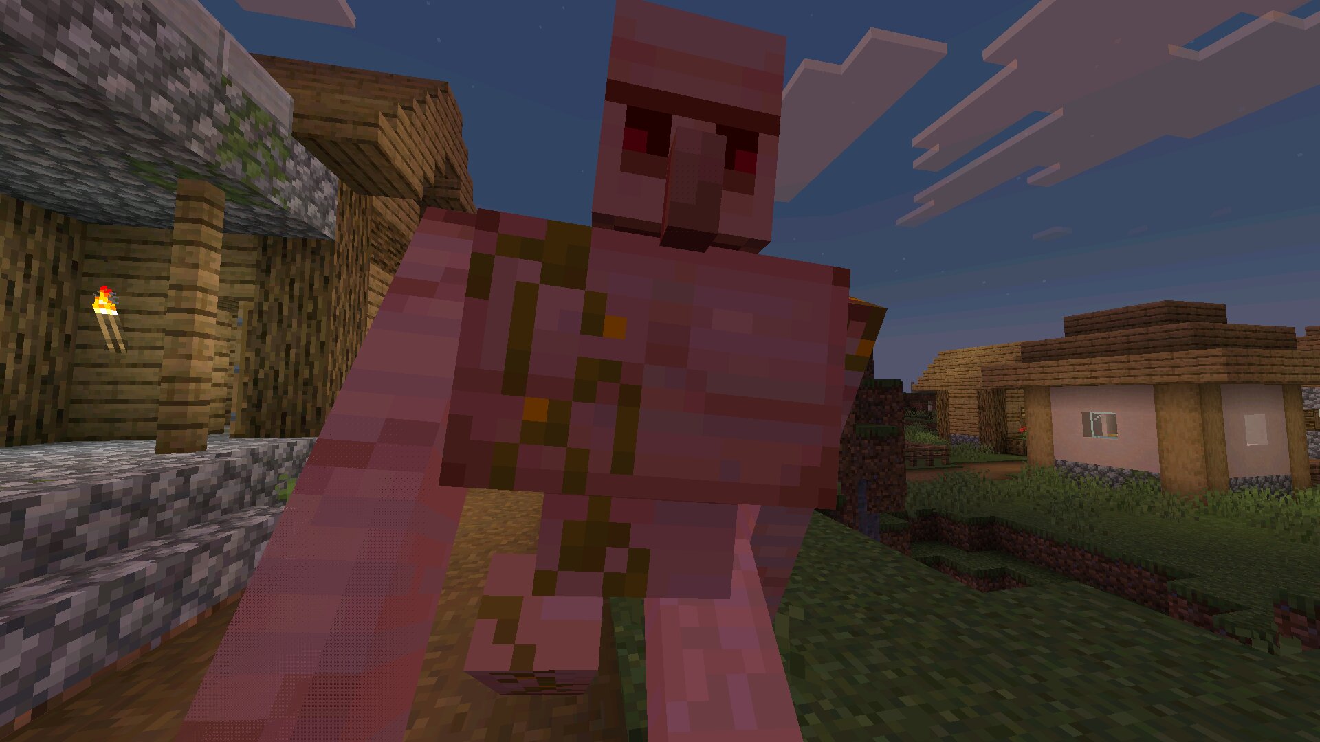 Fight in Muzan Mod for Minecraft PE