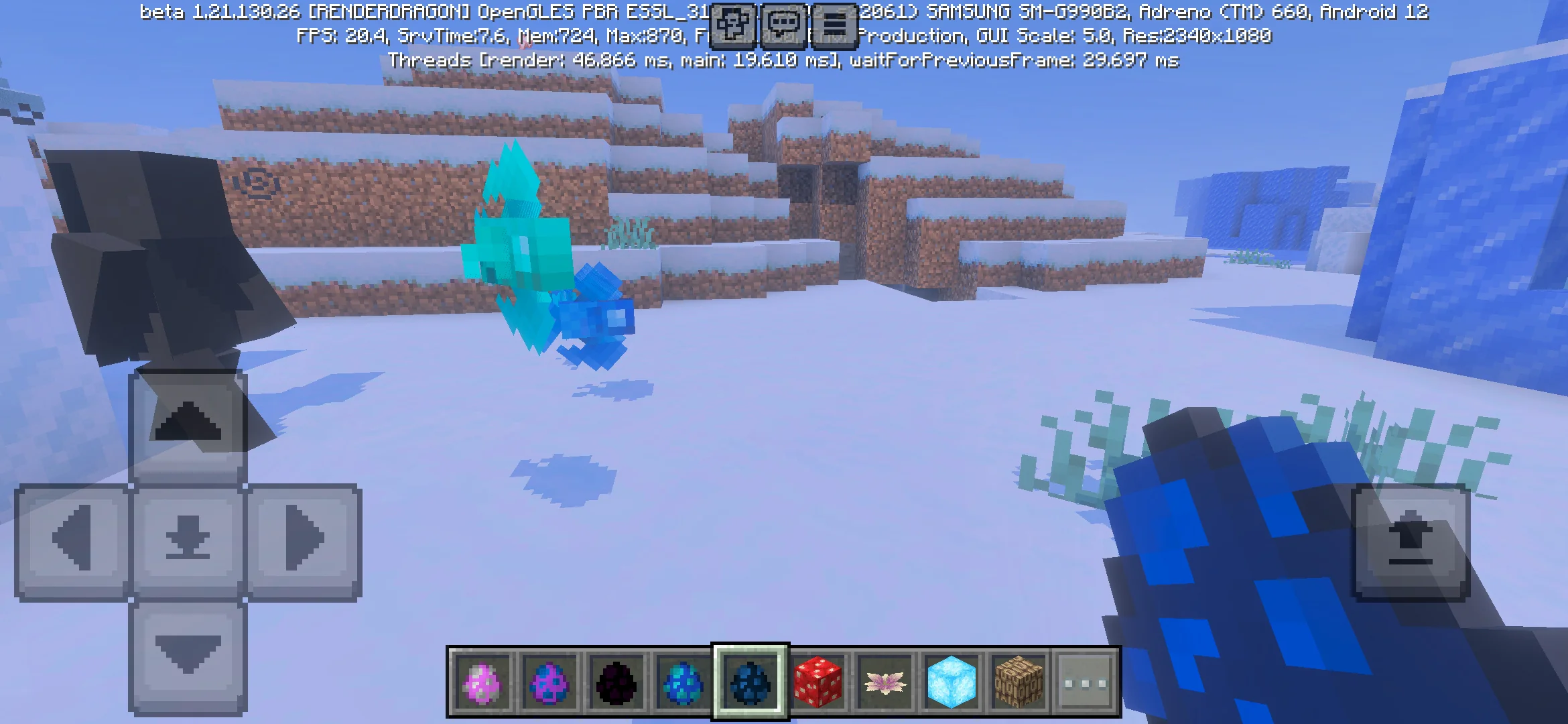 Fish from Better End Mod for Minecraft PE
