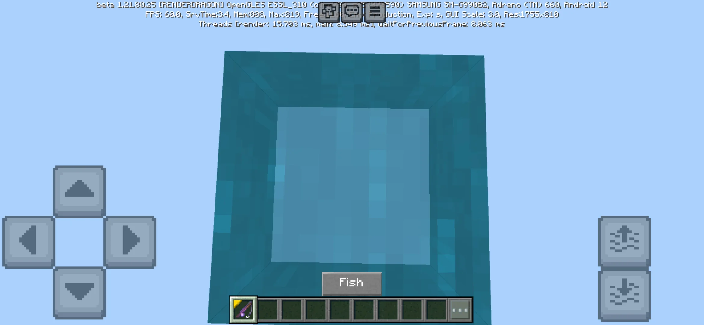 Fish from One Ocean Block Map for Minecraft PE