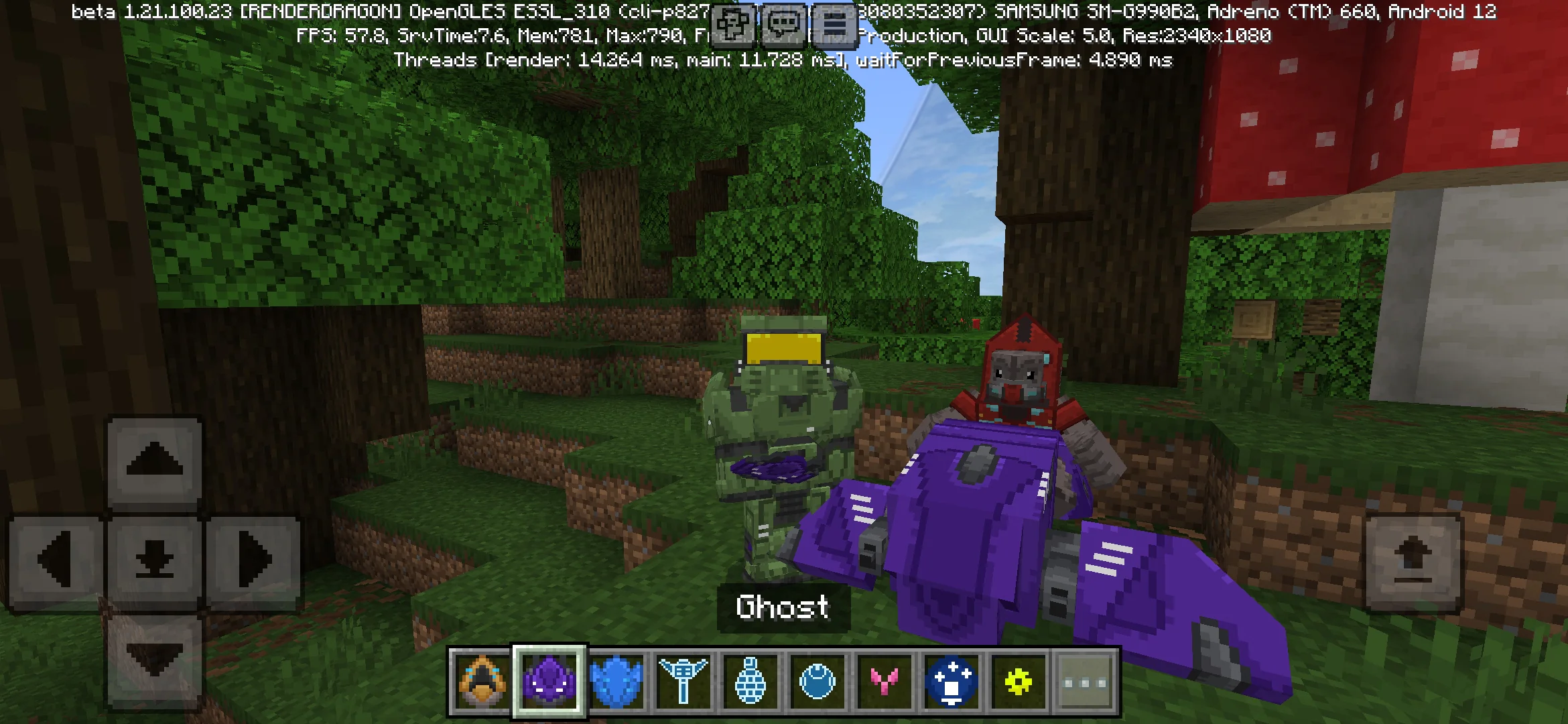 Ghost from SERP HaloBe Mod for Minecraft PE