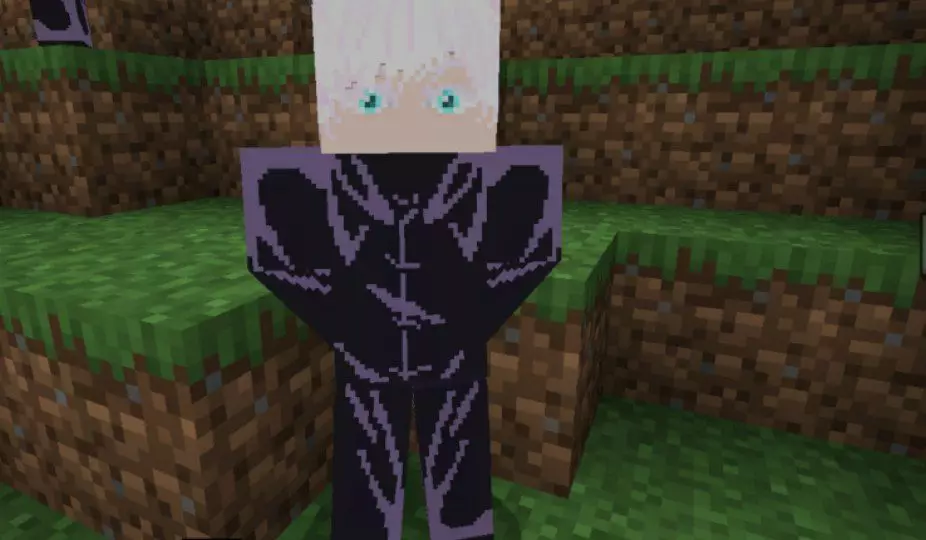 Gojo Satoru from Jujutsu Kaisen Mod for Minecraft PE