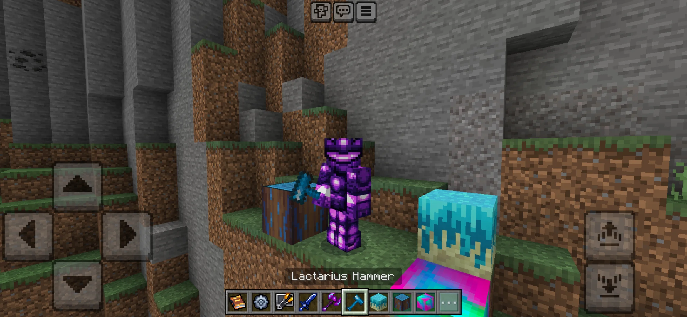 Hammer from Beyond the End Mod for Minecraft PE