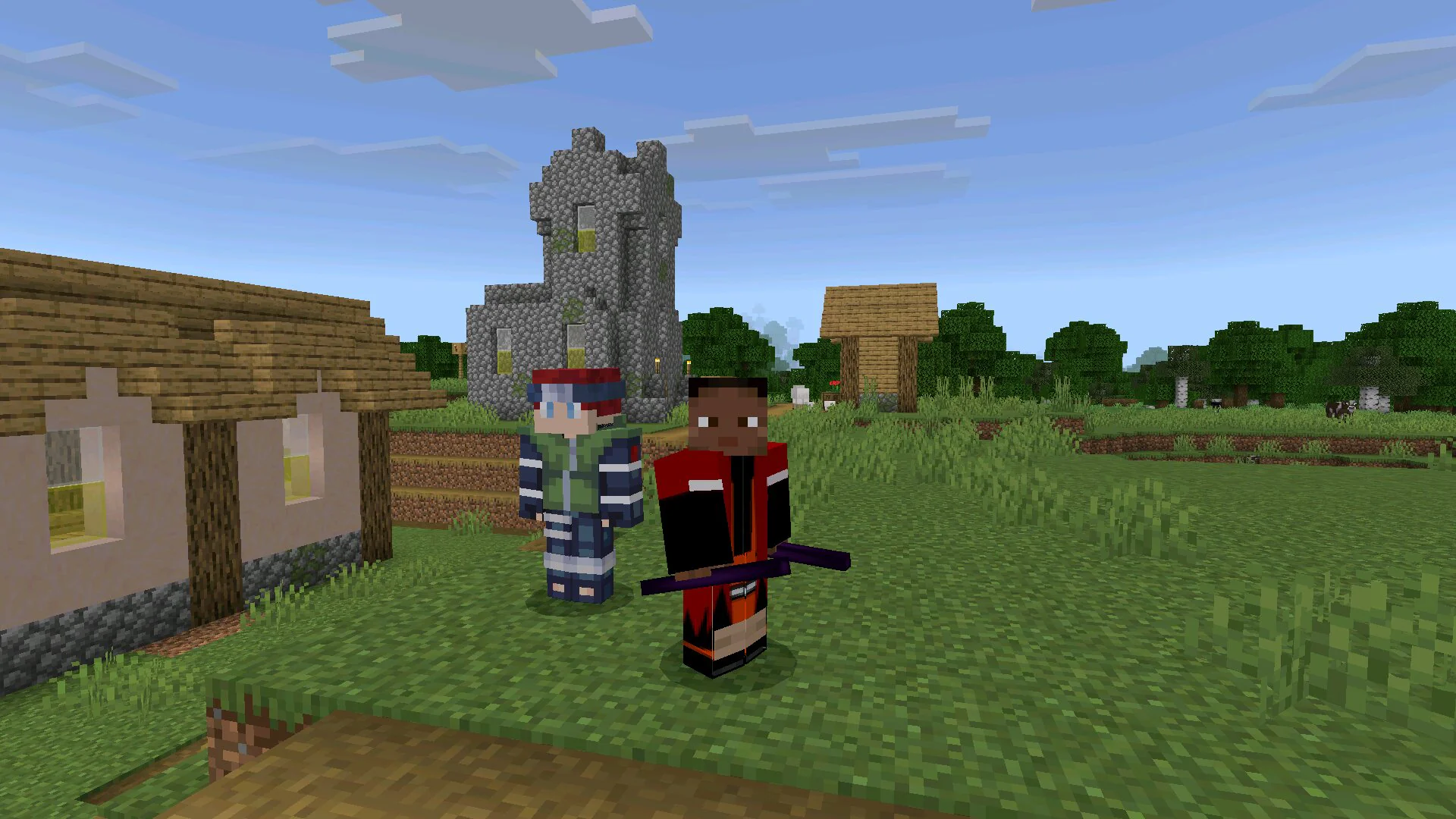 Heroes from Naruto mod for Minecraft PE