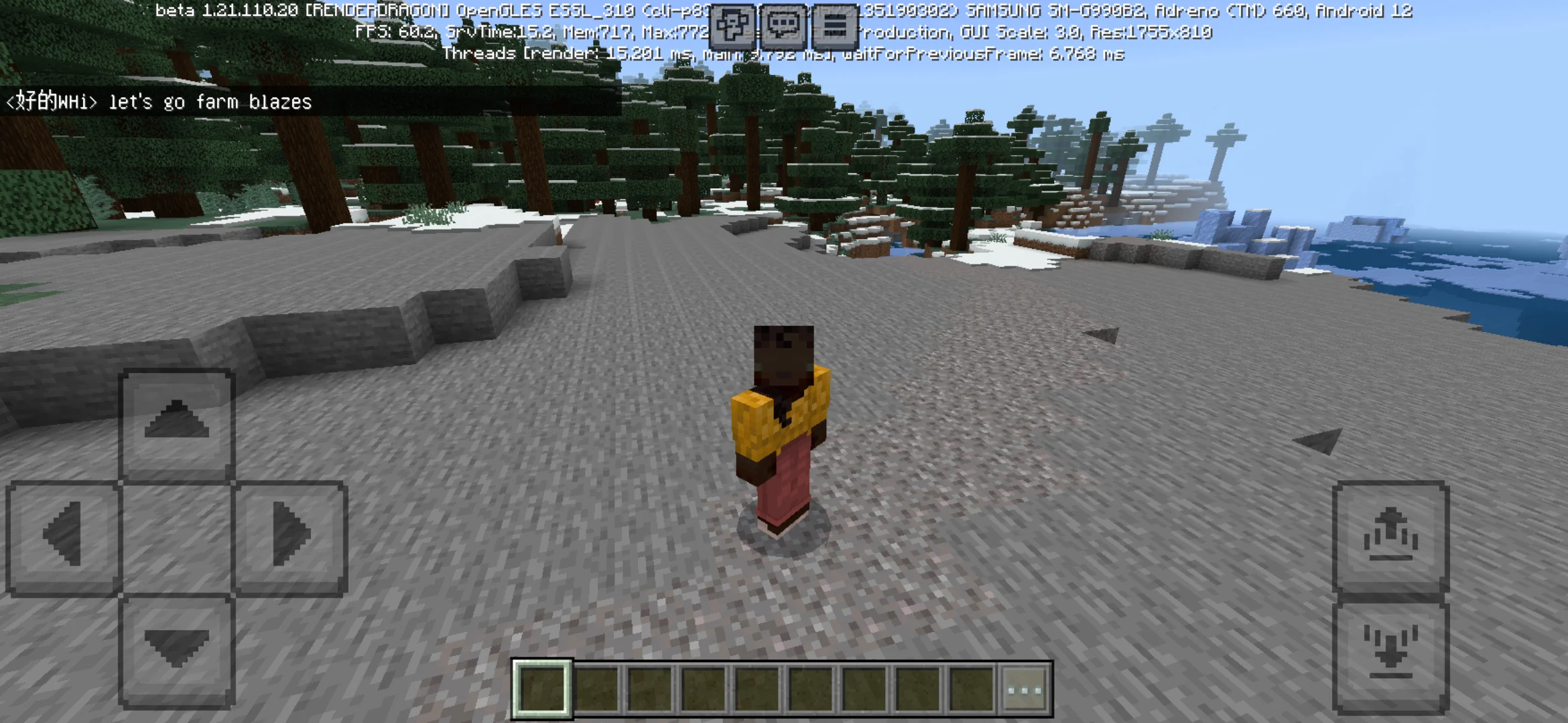 Info from AI Player Mod for Minecraft PE