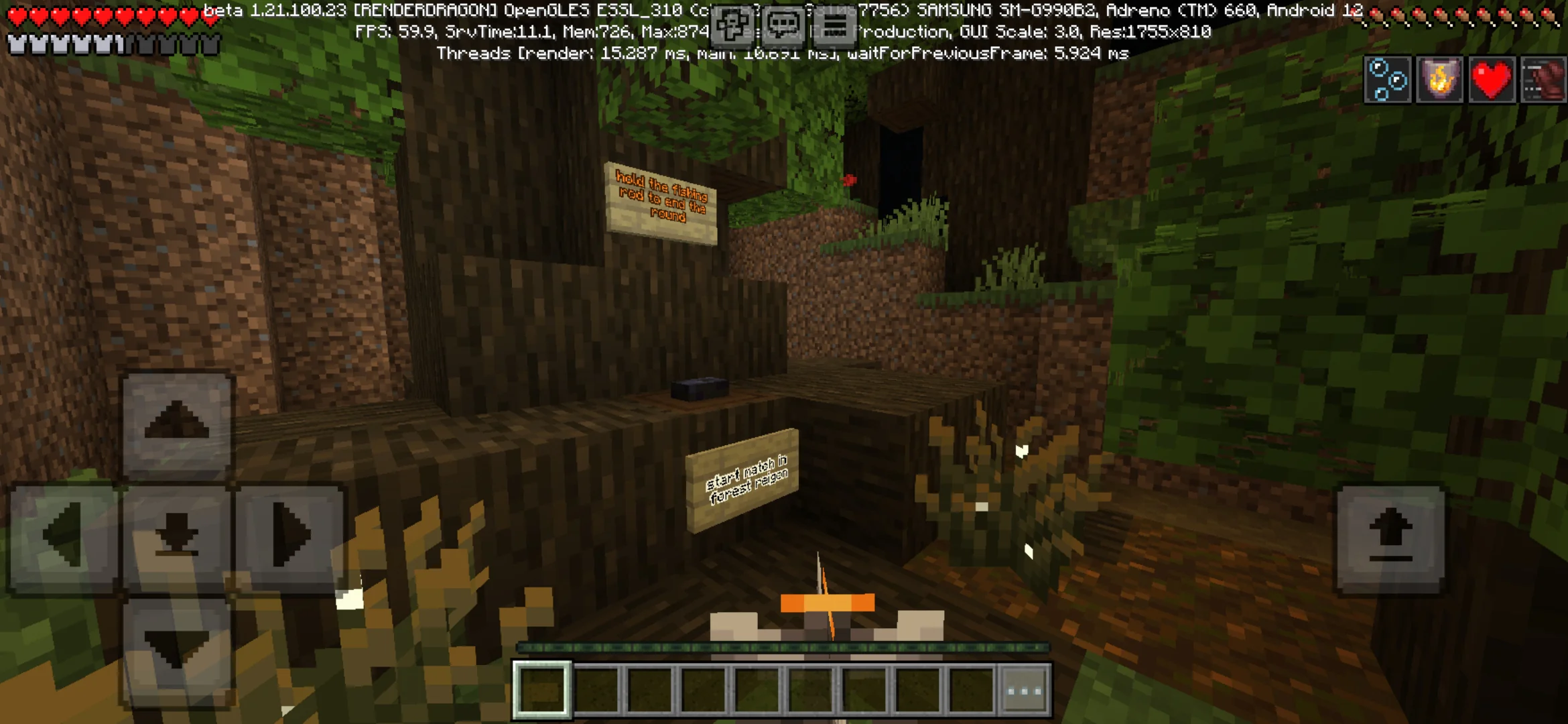 Info from Biomes Hide and Seek Map for Minecraft PE