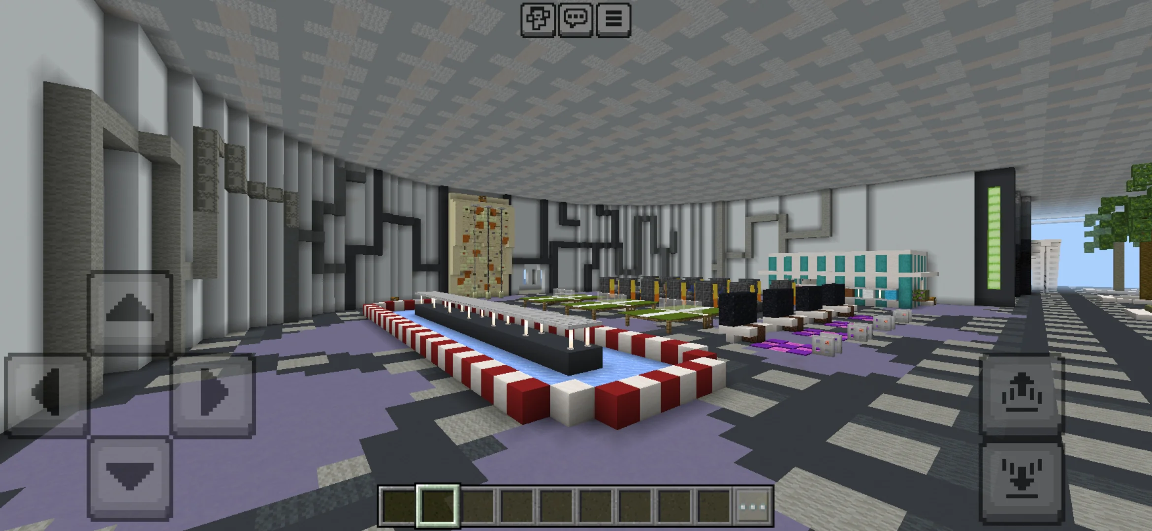 Inside from Cruise Map for Minecraft PE