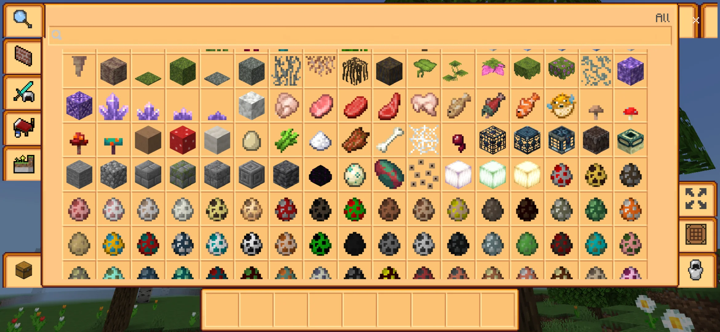 Inventory from Stardew Valley GUI Texture Pack for Minecraft PE