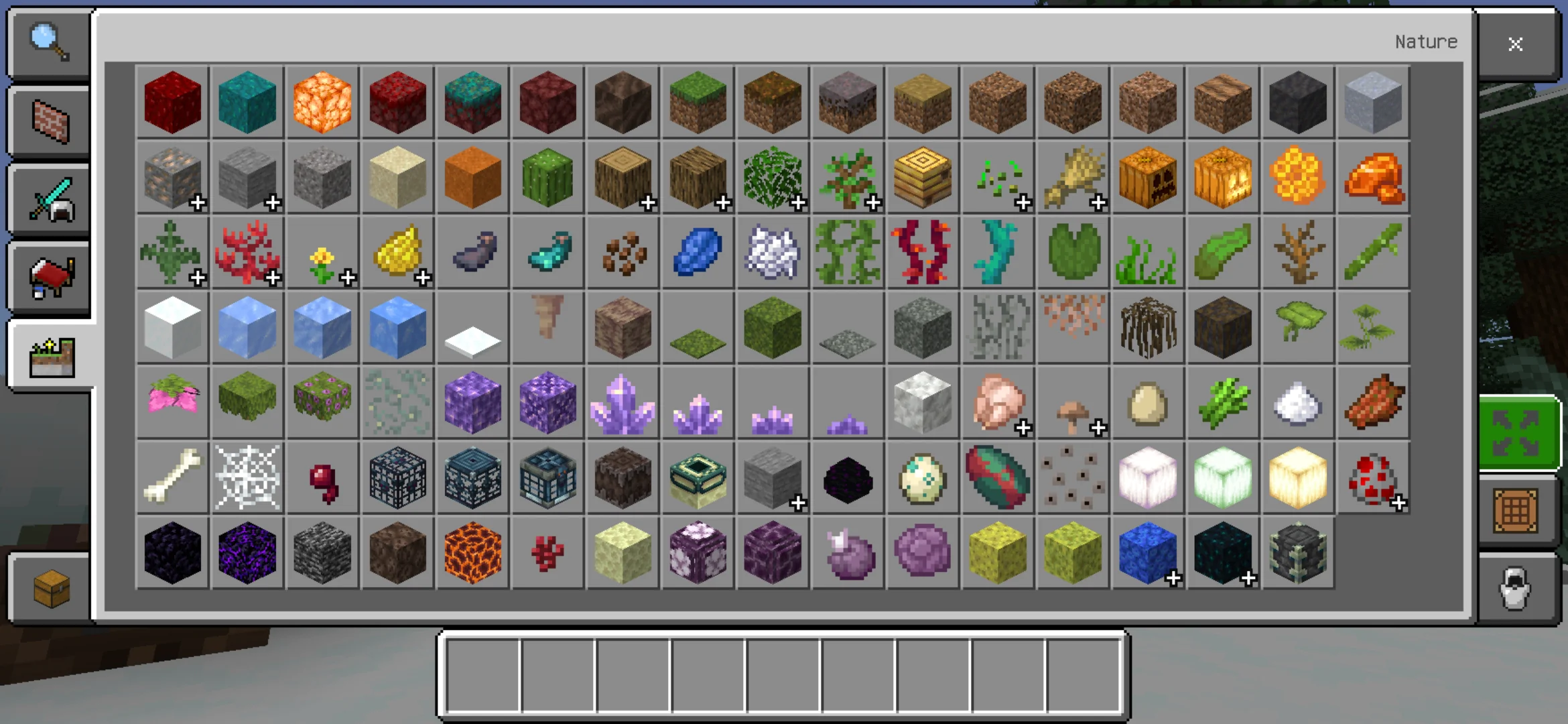 Inventory from Unicode Texture Pack for Minecraft PE