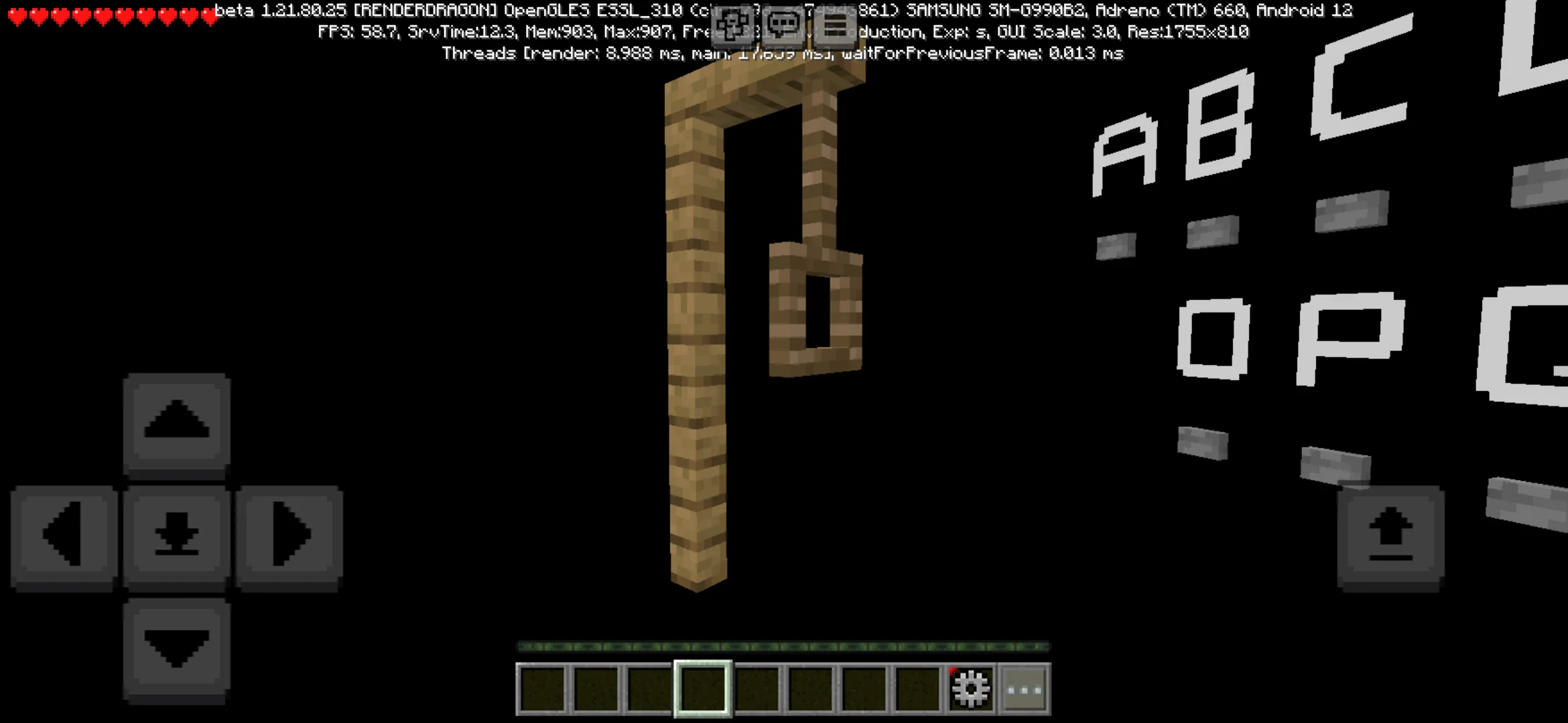 Item from Hangman Map for Minecraft PE