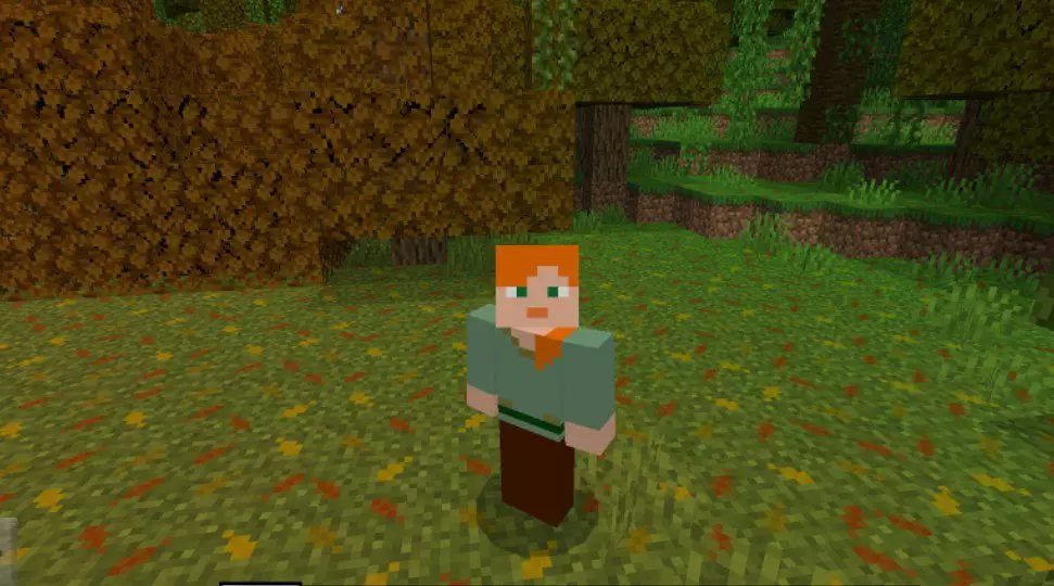 Leaves from Autumn Shader for Minecraft PE