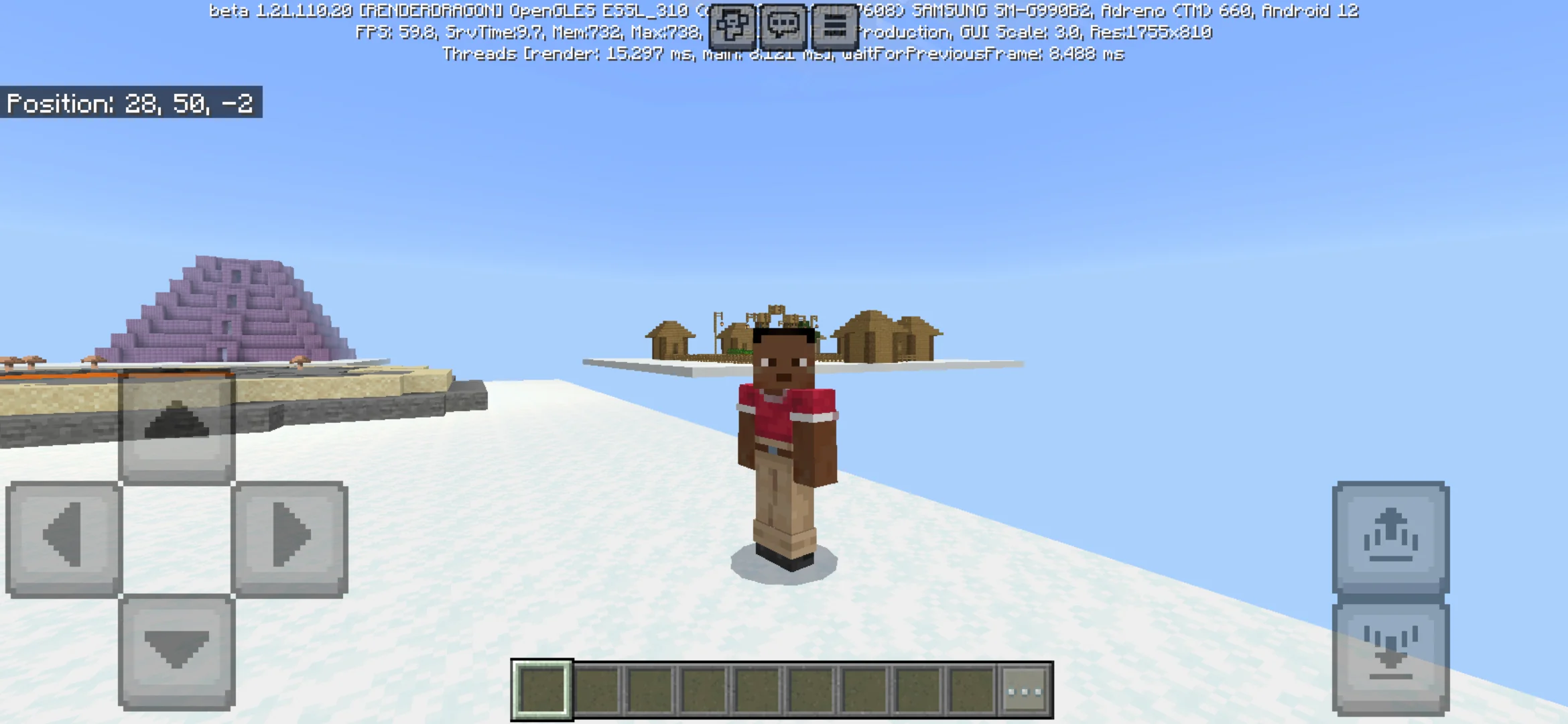 Location from Cloud Survival Map for Minecraft PE