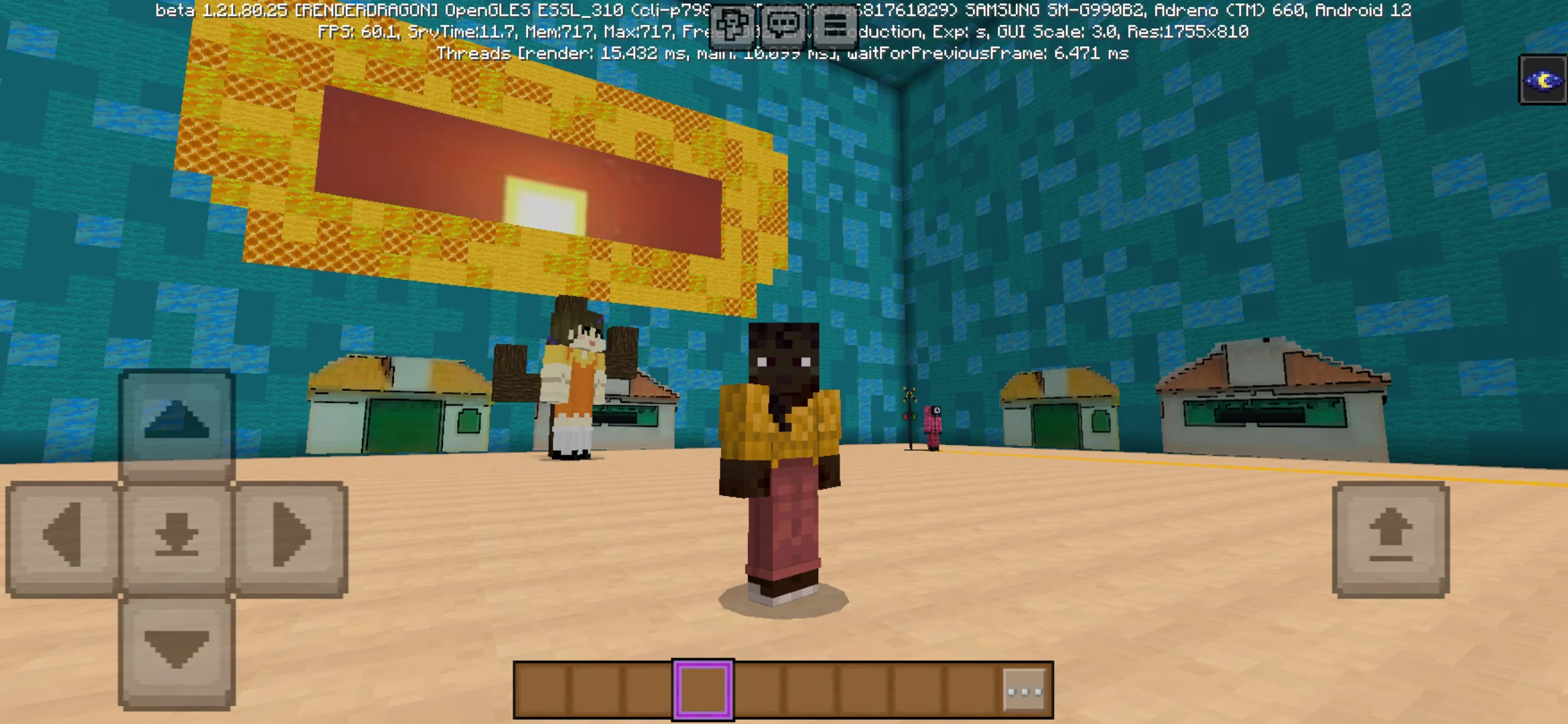 Location from Squid Game 3 Map for Minecraft PE