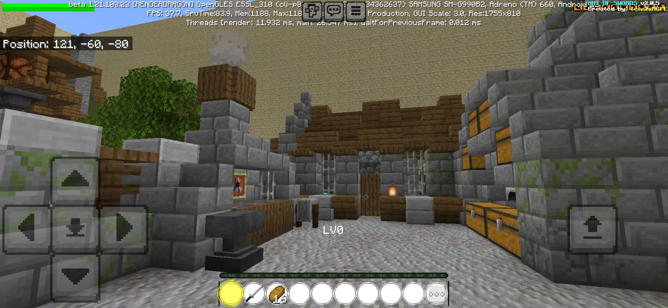 Location from Sword Art Online Map for Minecraft PE