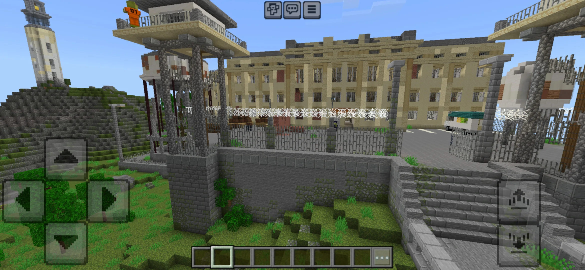 Location from Zombie Bunker Map for Minecraft PE