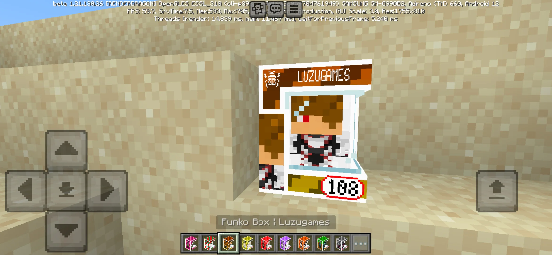 Luzugames from Funko Box Mod for Minecraft PE