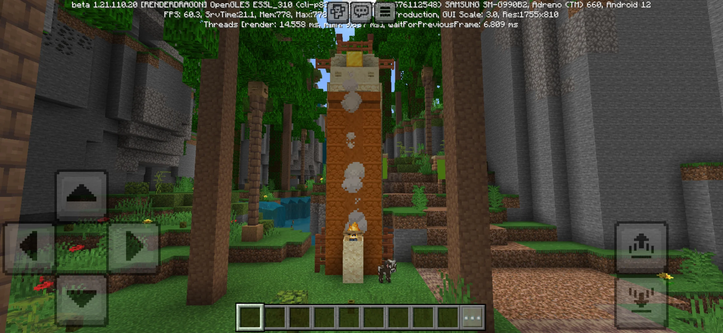 Magic from Ancient Grove Map for Minecraft PE