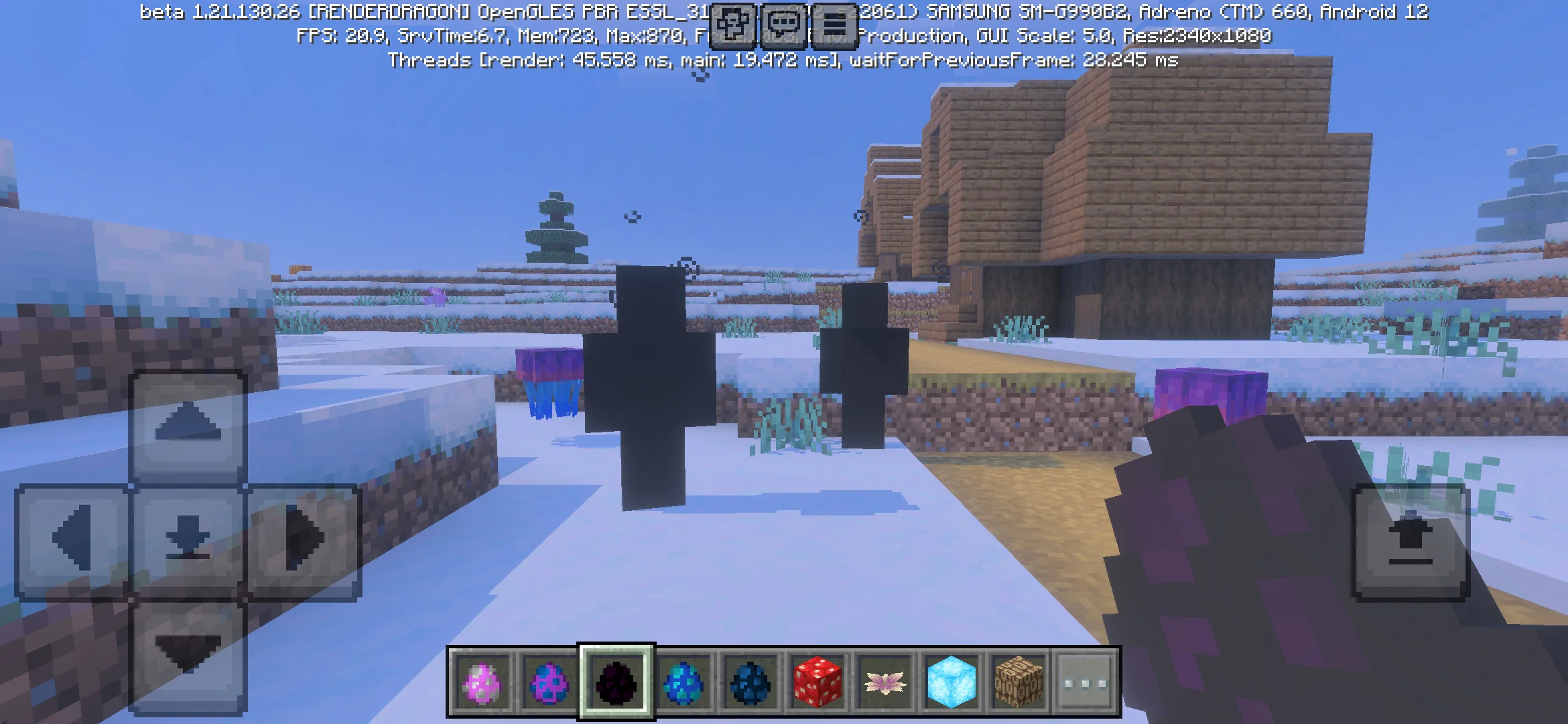 Mobs from Better End Mod for Minecraft PE