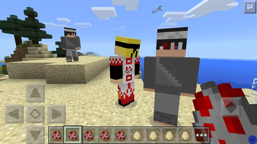 Mobs in Naruto MCPE Mod