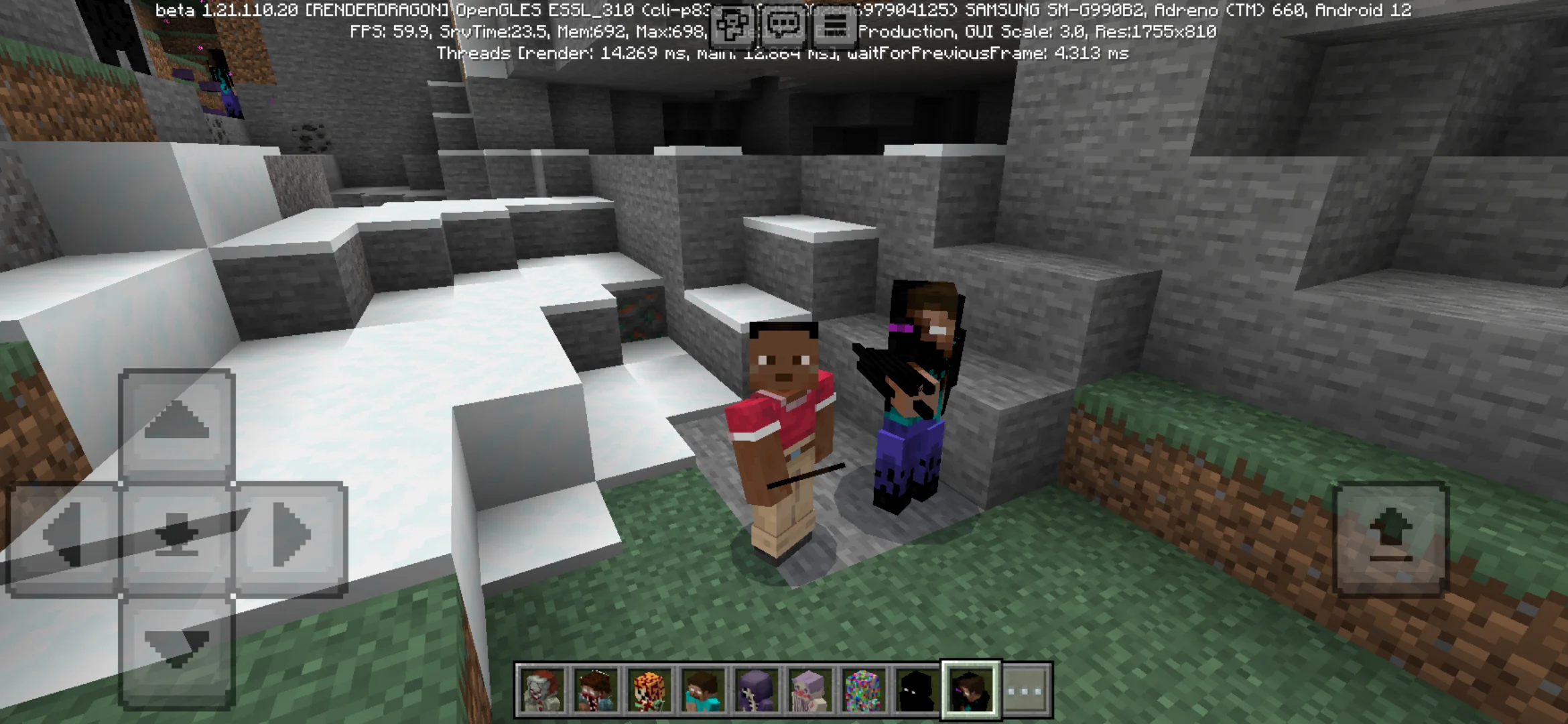 Monster from Herobrine Mod for Minecraft PE