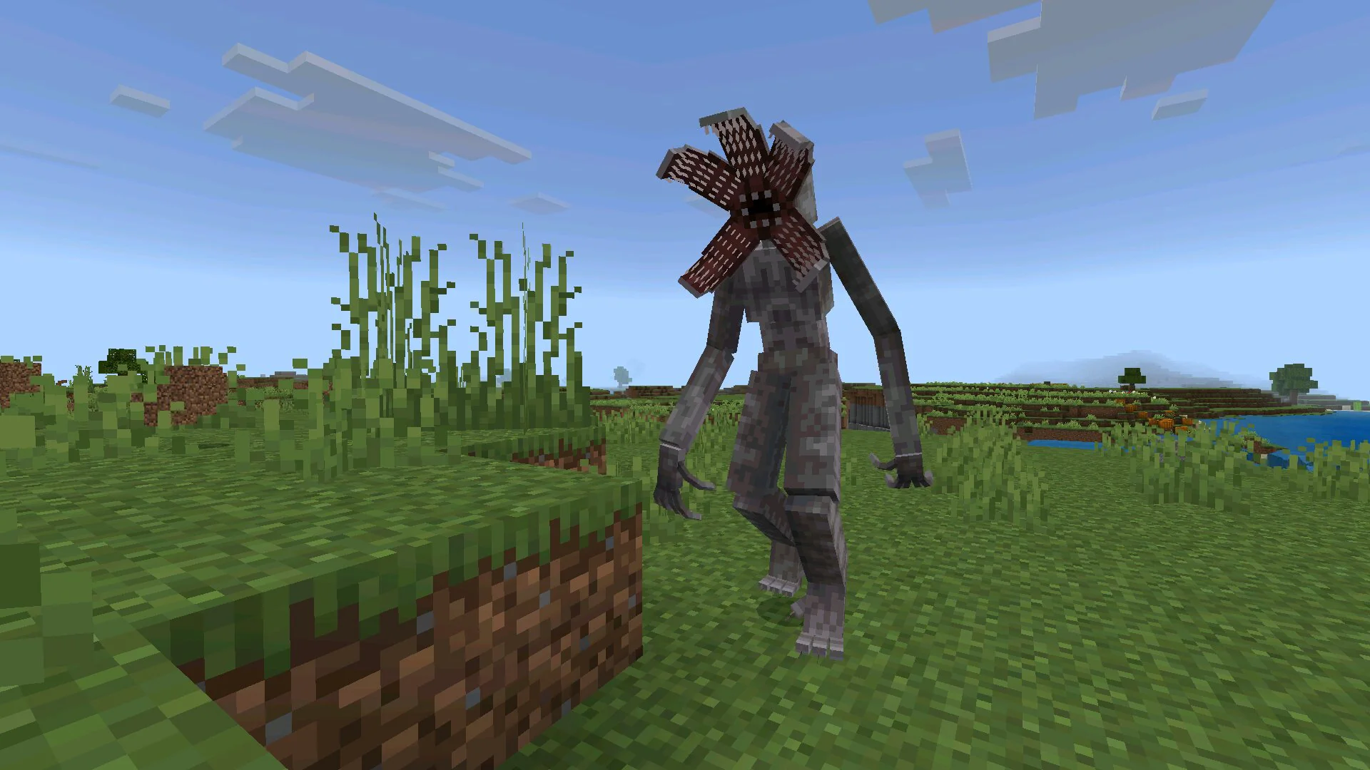 Monster from Stranger Things mod for Minecraft PE