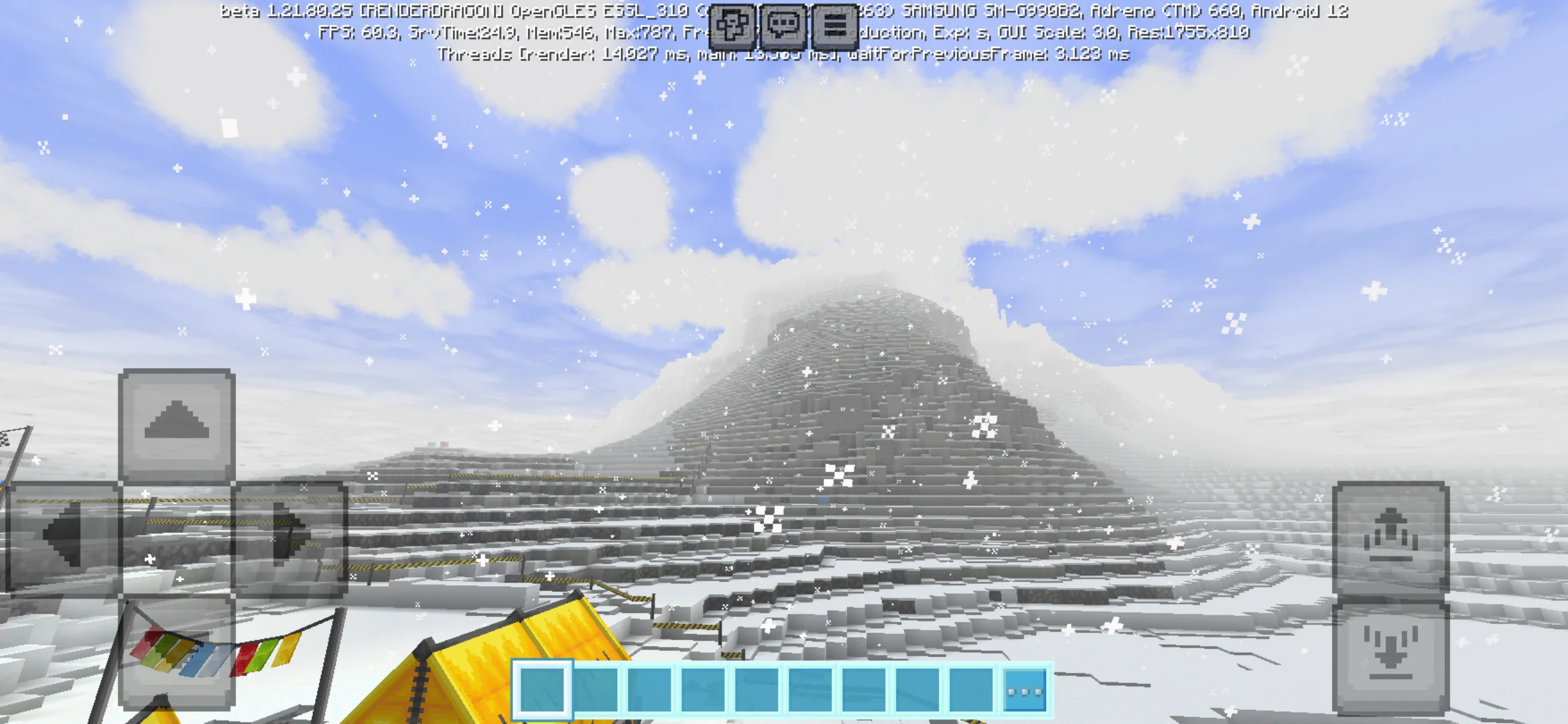 Mountain from Everest Map for Minecraft PE