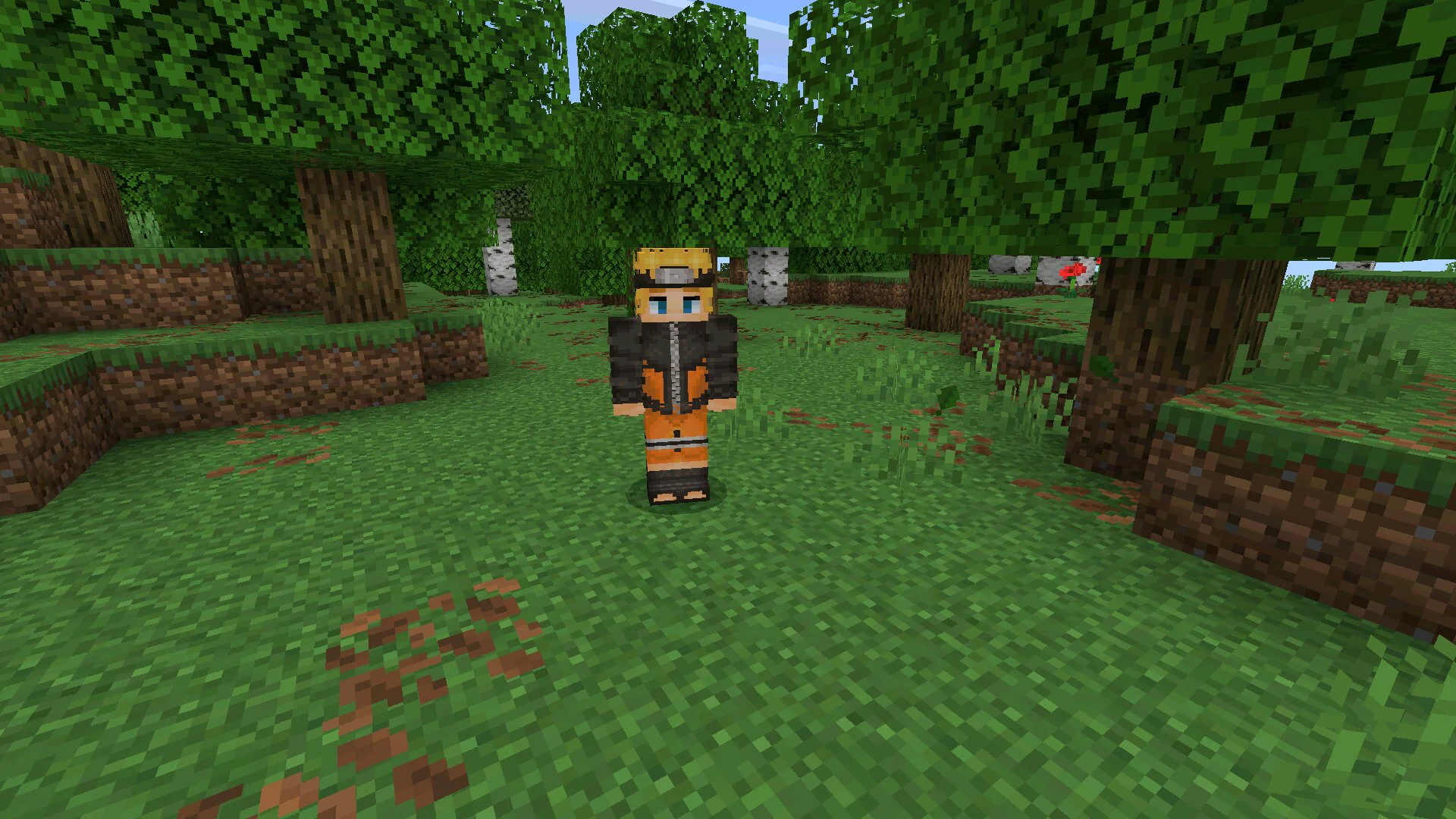 Uzumaki from Naruto Mod for Minecraft PE