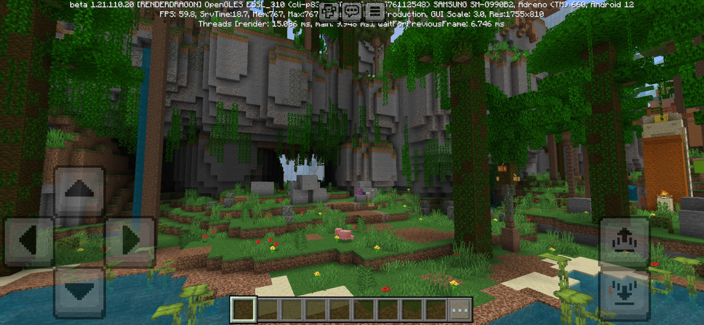 Nature from Ancient Grove Map for Minecraft PE