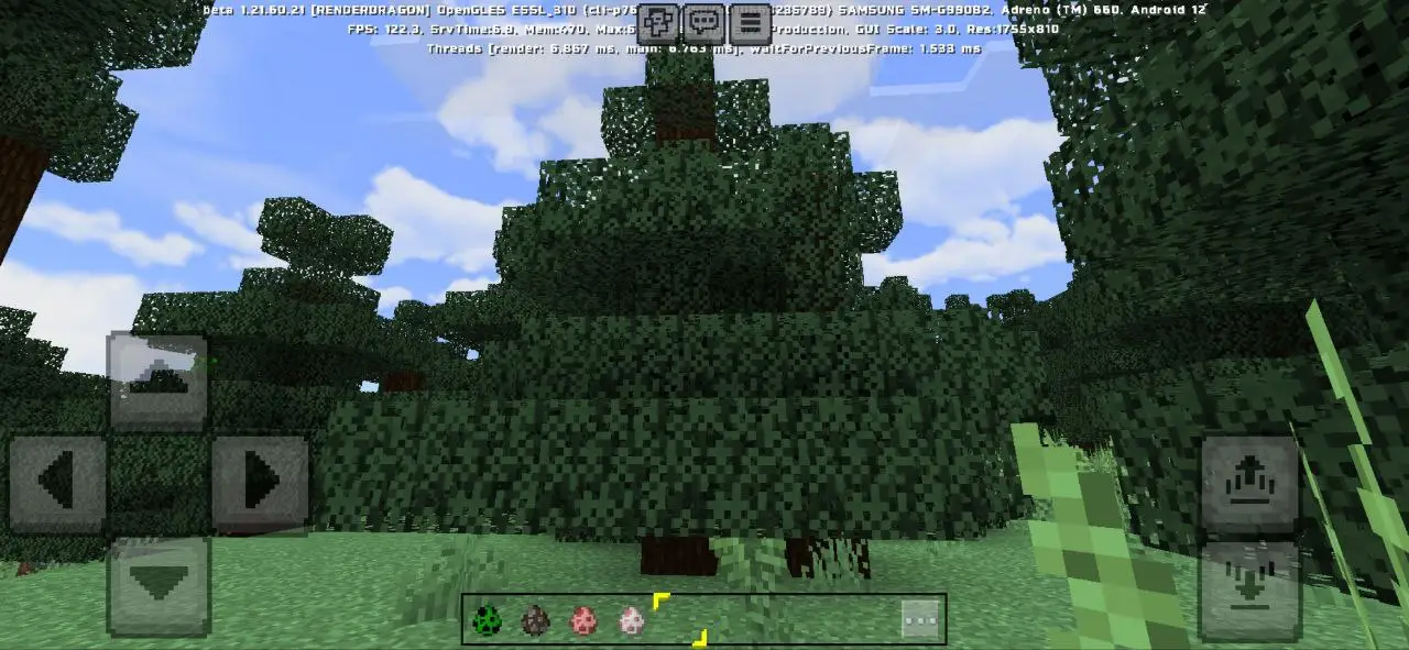 Nature from Apple Shader for Minecraft PE