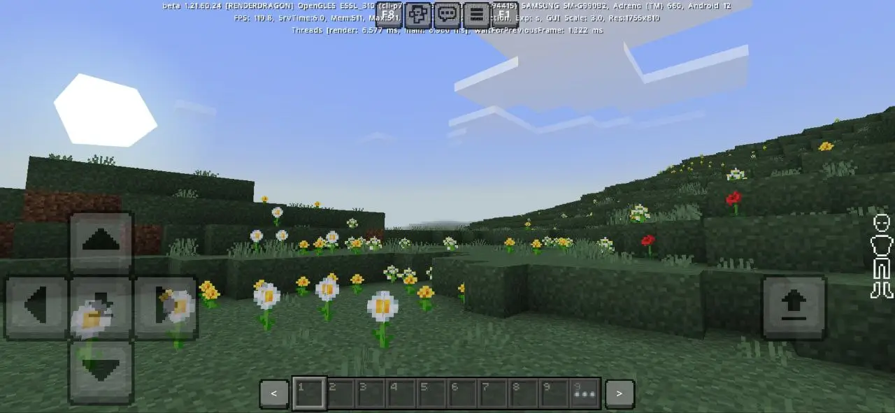 Nature from Basic Tweaks Texture Pack for Minecraft PE