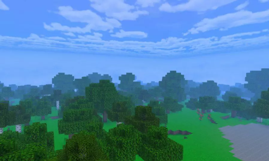 Nature from BSFBE Shader for Minecraft PE