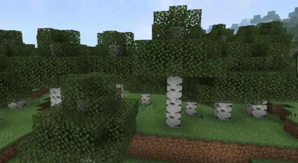 Nature from Fake Shader for Minecraft PE