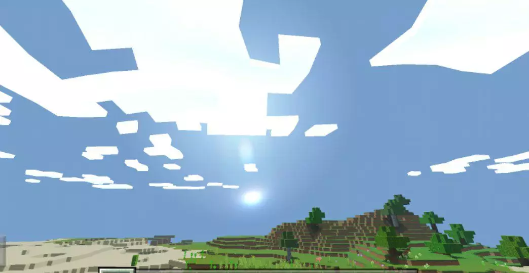 Nature from Hero Shader for Minecraft PE